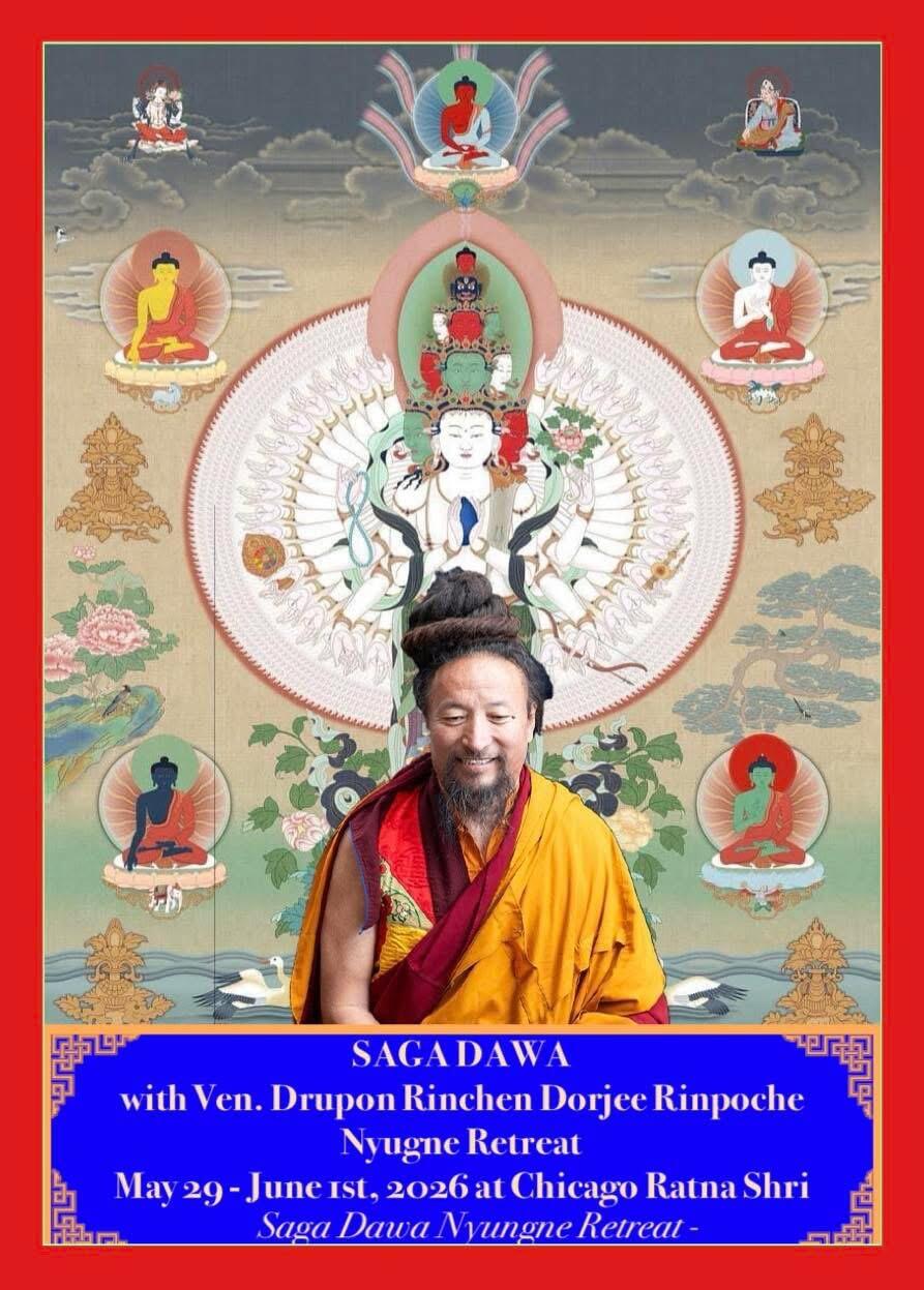 Campaign cover image for Nyugne with Ven. Drupon Rinchen Dorjee Rinpoche Saga Dawa 2026