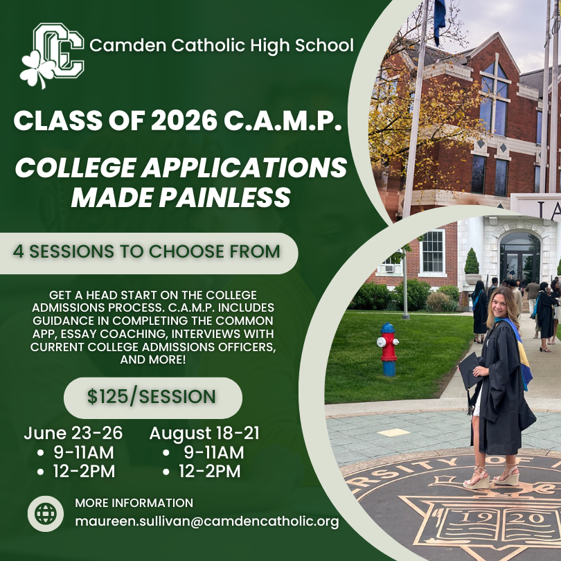 Campaign cover image for Class of 2026 C.A.M.P.-Registration is closed. Contact Ms. Sullivan to request late registration.
