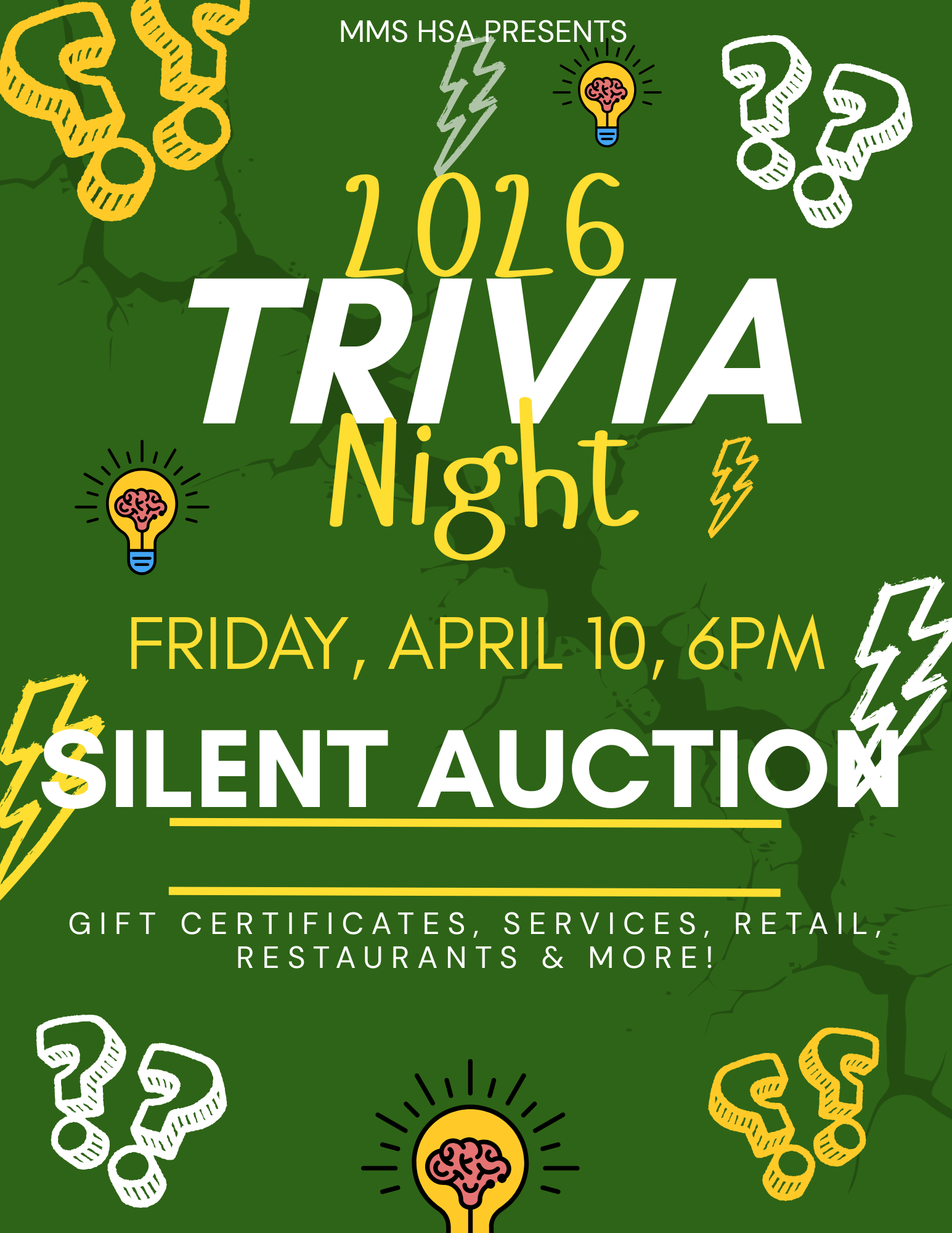 Campaign cover image for 2026 MMS Trivia Night Silent Auction