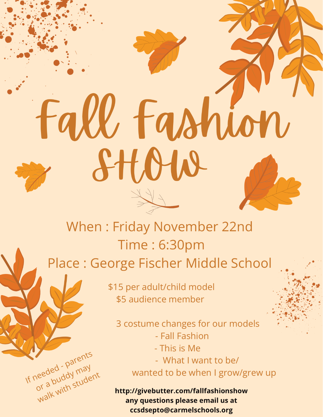 Campaign cover image for Fall Fashion Show