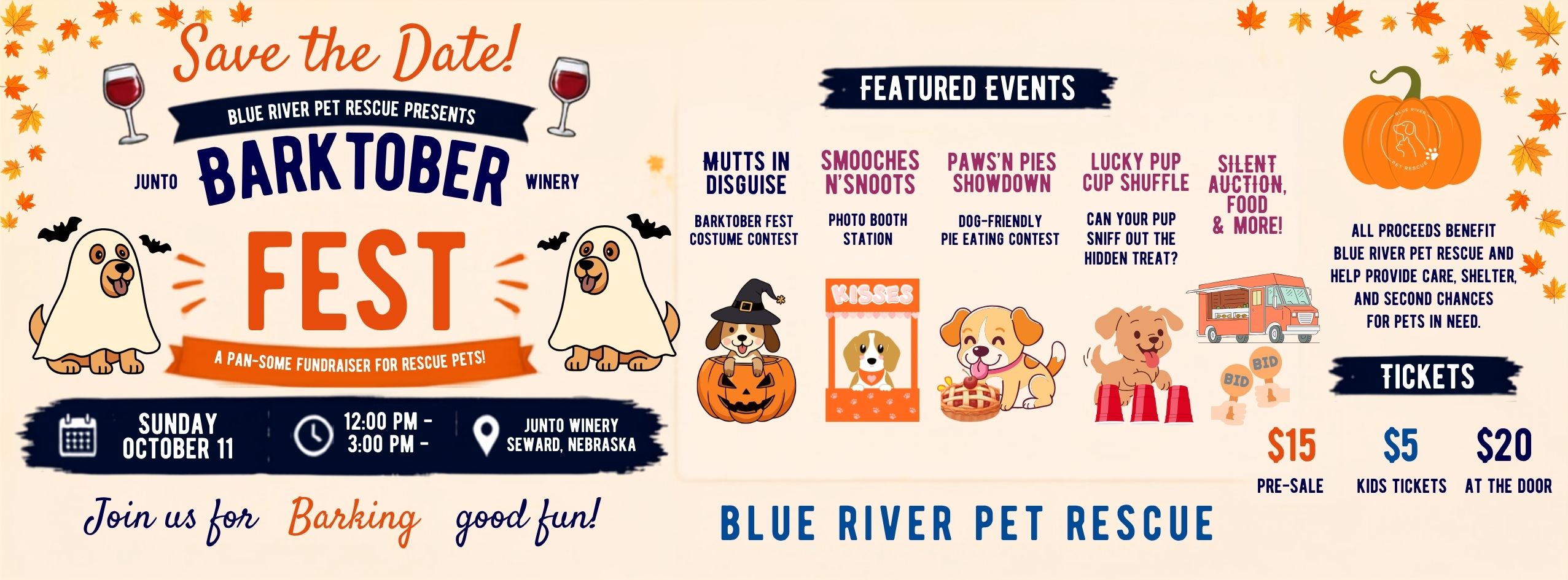Campaign cover image for Blue River Barktober Fest
