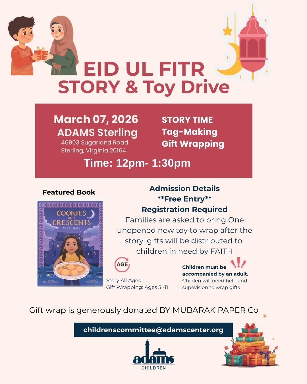Campaign cover image for Ramadan Story & Eid Gift Drive 2026