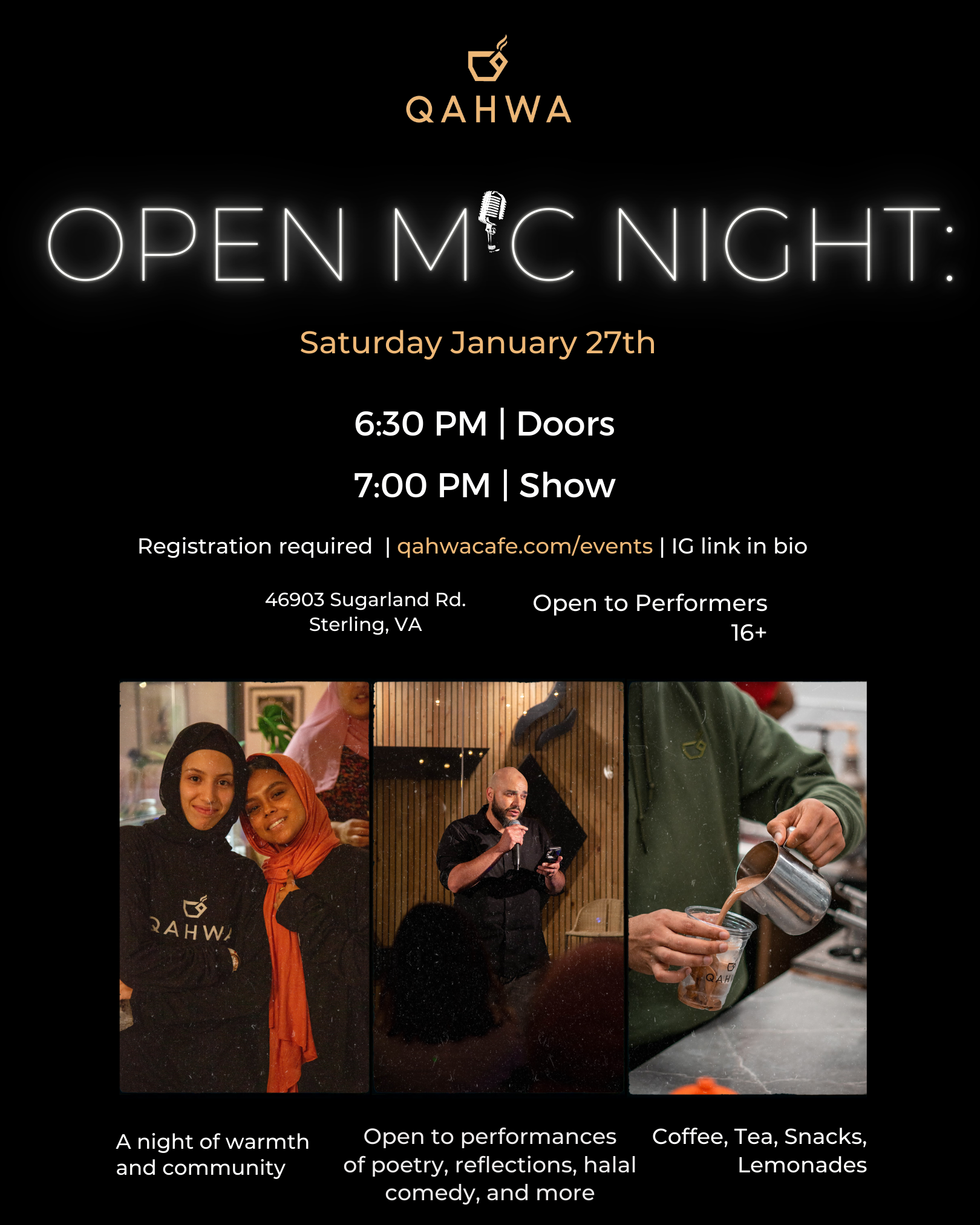 Campaign cover image for Open Mic Jan. 27th