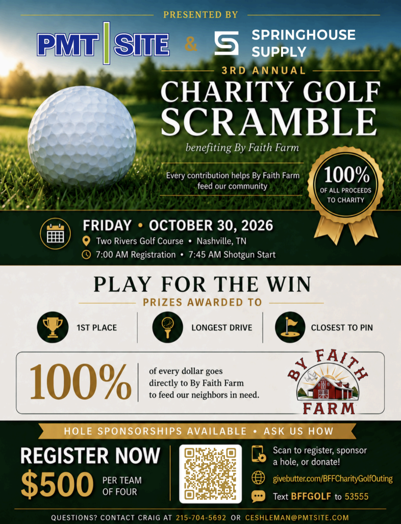 Campaign cover image for Charity Golf Scramble Supporting By Faith Farm