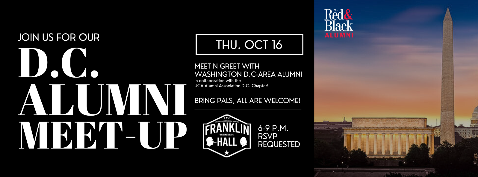 Campaign cover image for The Red & Black's Washington D.C. Alumni Meet-up