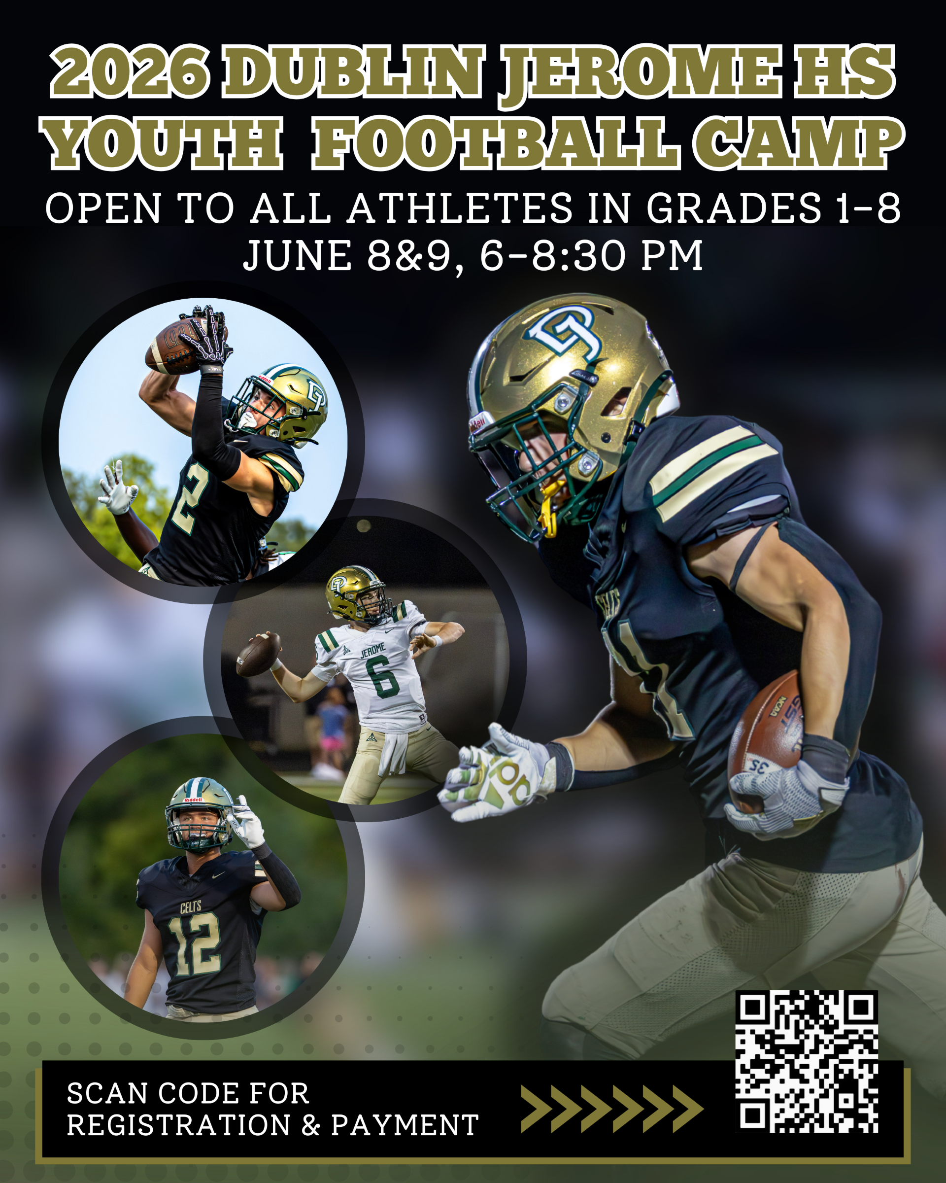Campaign cover image for 2026 Jerome Youth Football Camp