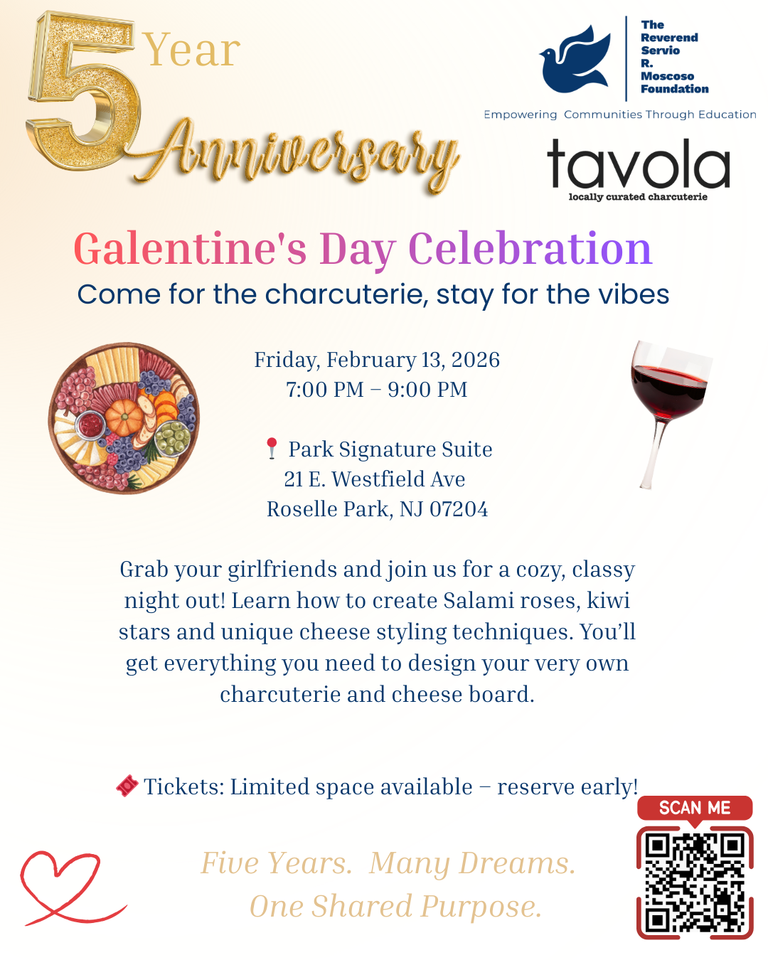 Campaign cover image for 2026 Galentine's Charcuterie Class