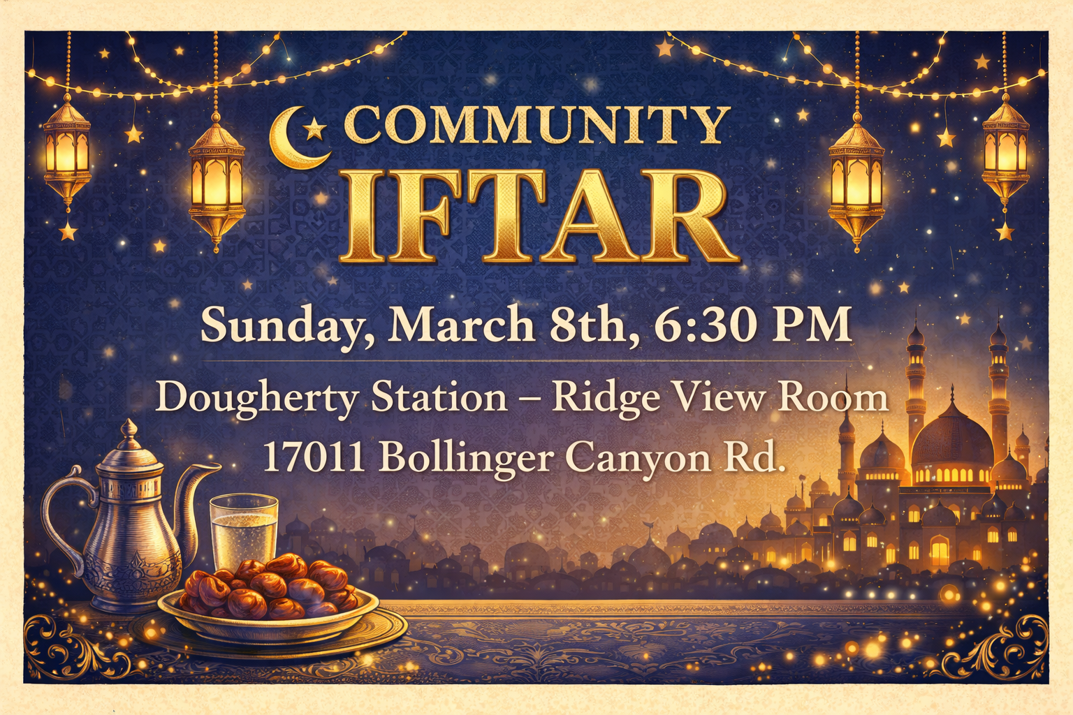 Campaign cover image for Community Iftar