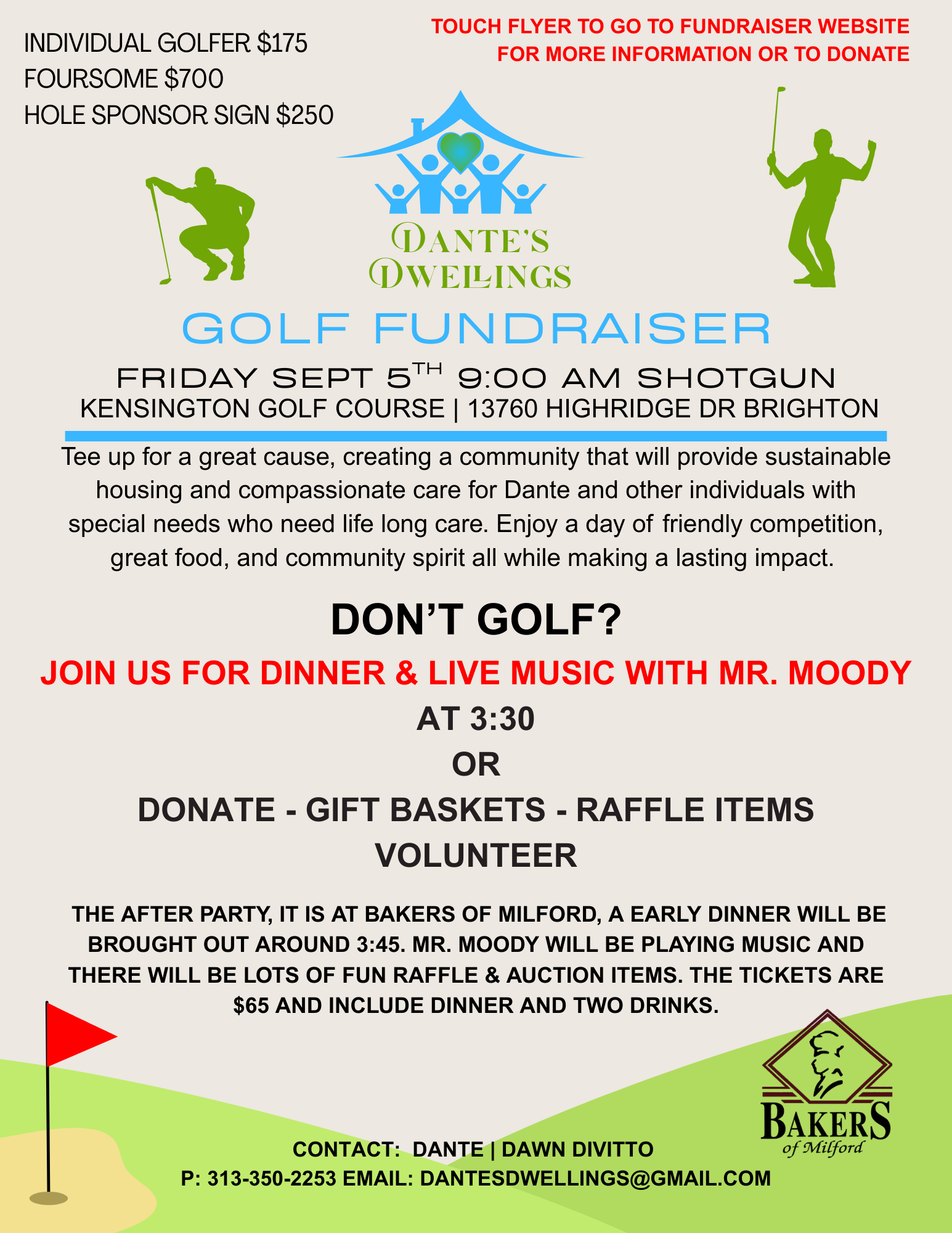 Campaign cover image for Dante’s Dwellings Golf Outing 2025