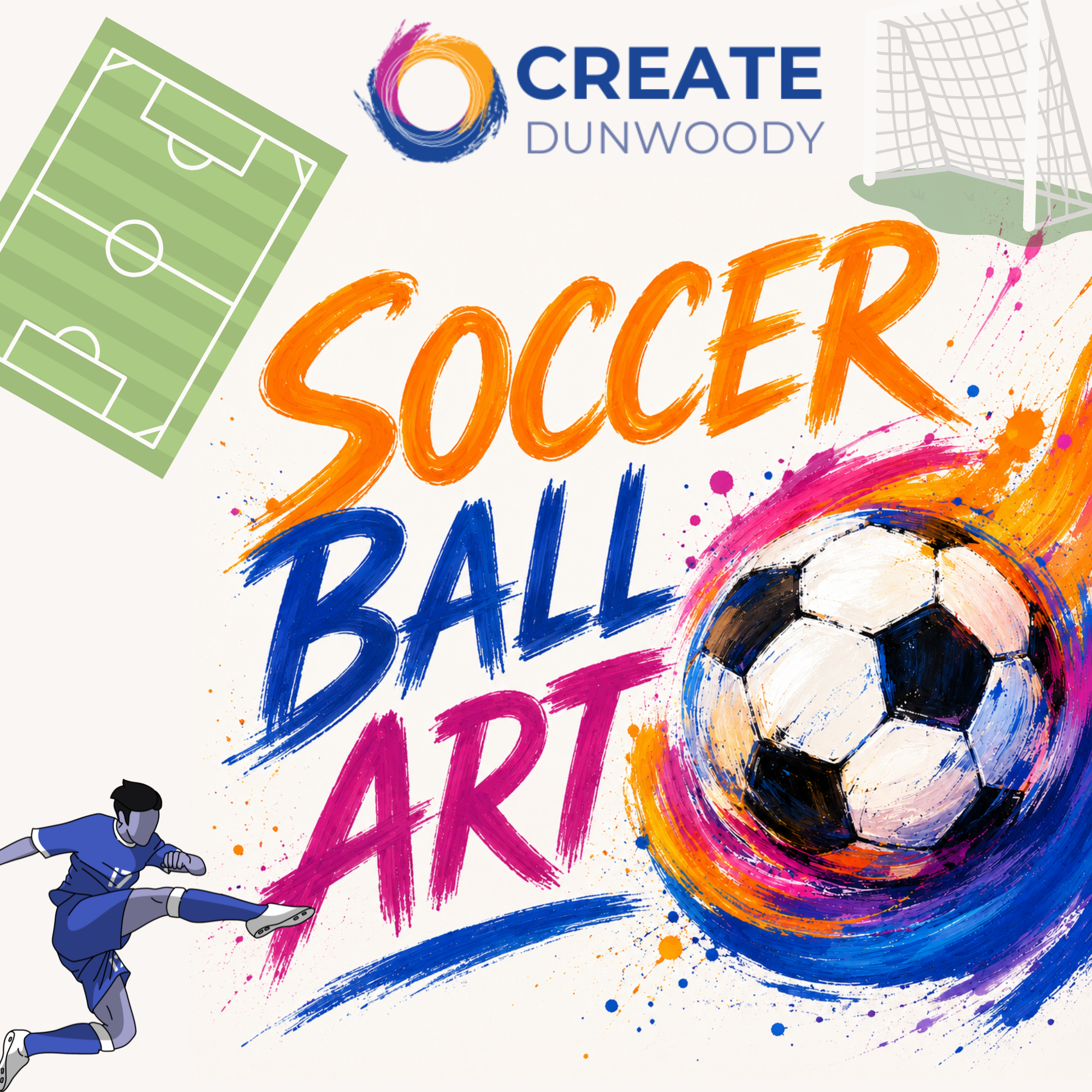 Campaign cover image for Create Dunwoody Soccer Ball Art Exhibit