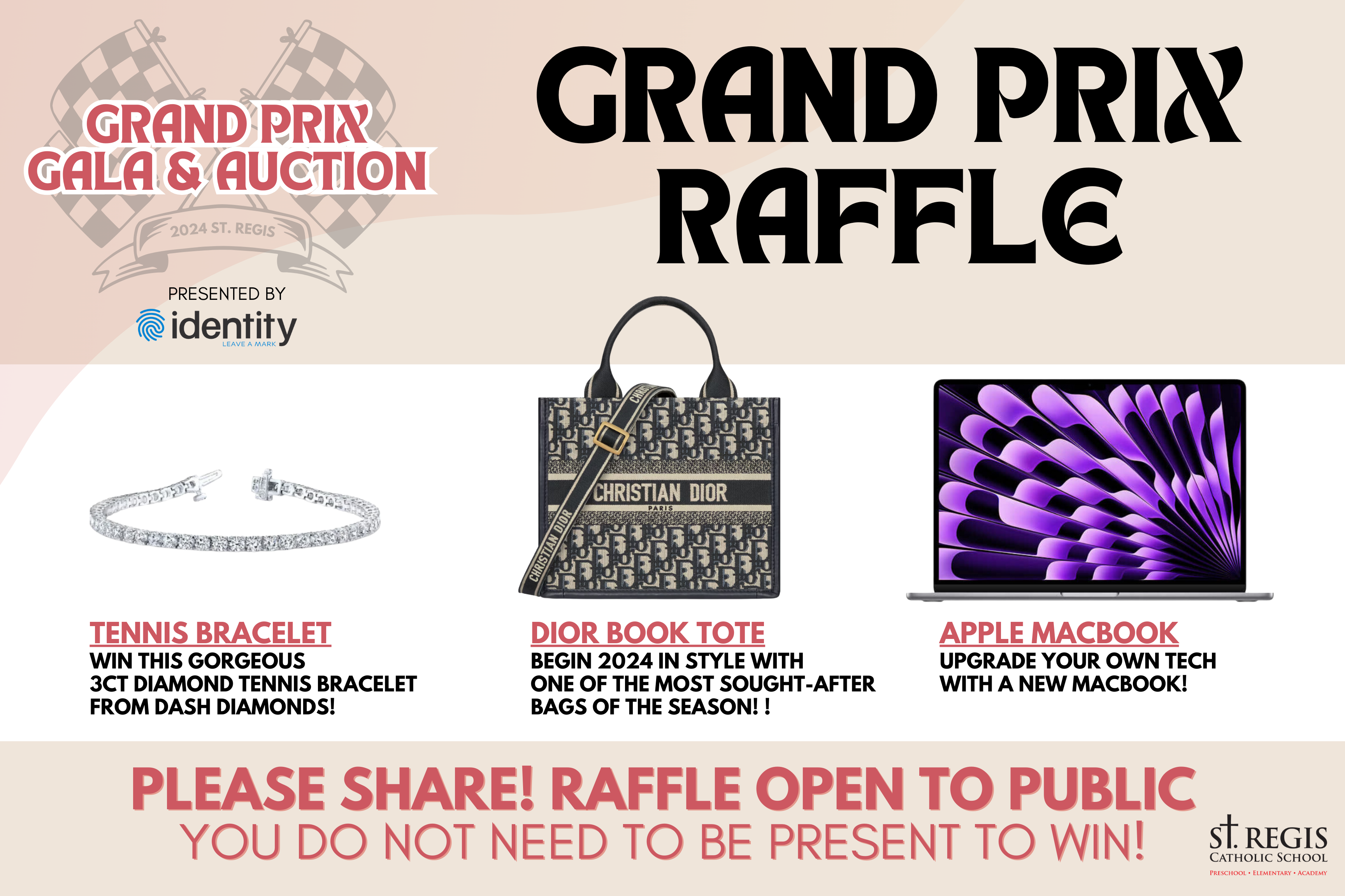 Campaign cover image for 2024 St. Regis Grand Prix Gala RAFFLE