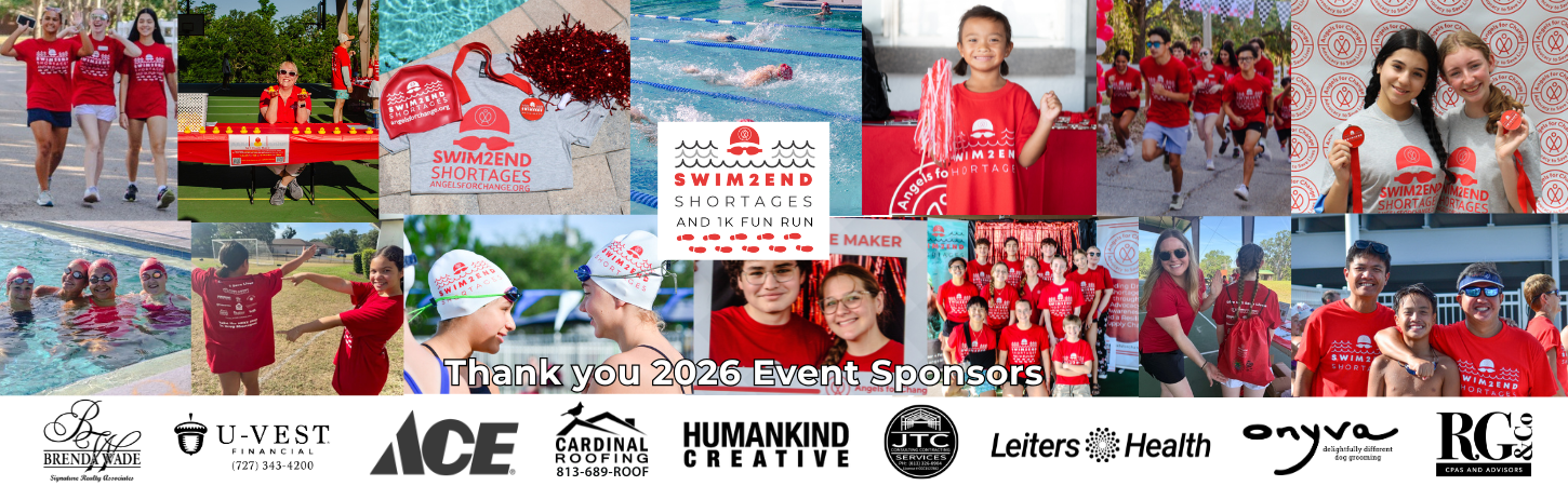 Campaign cover image for Swim2End Shortages and 1K Fun Run 2026