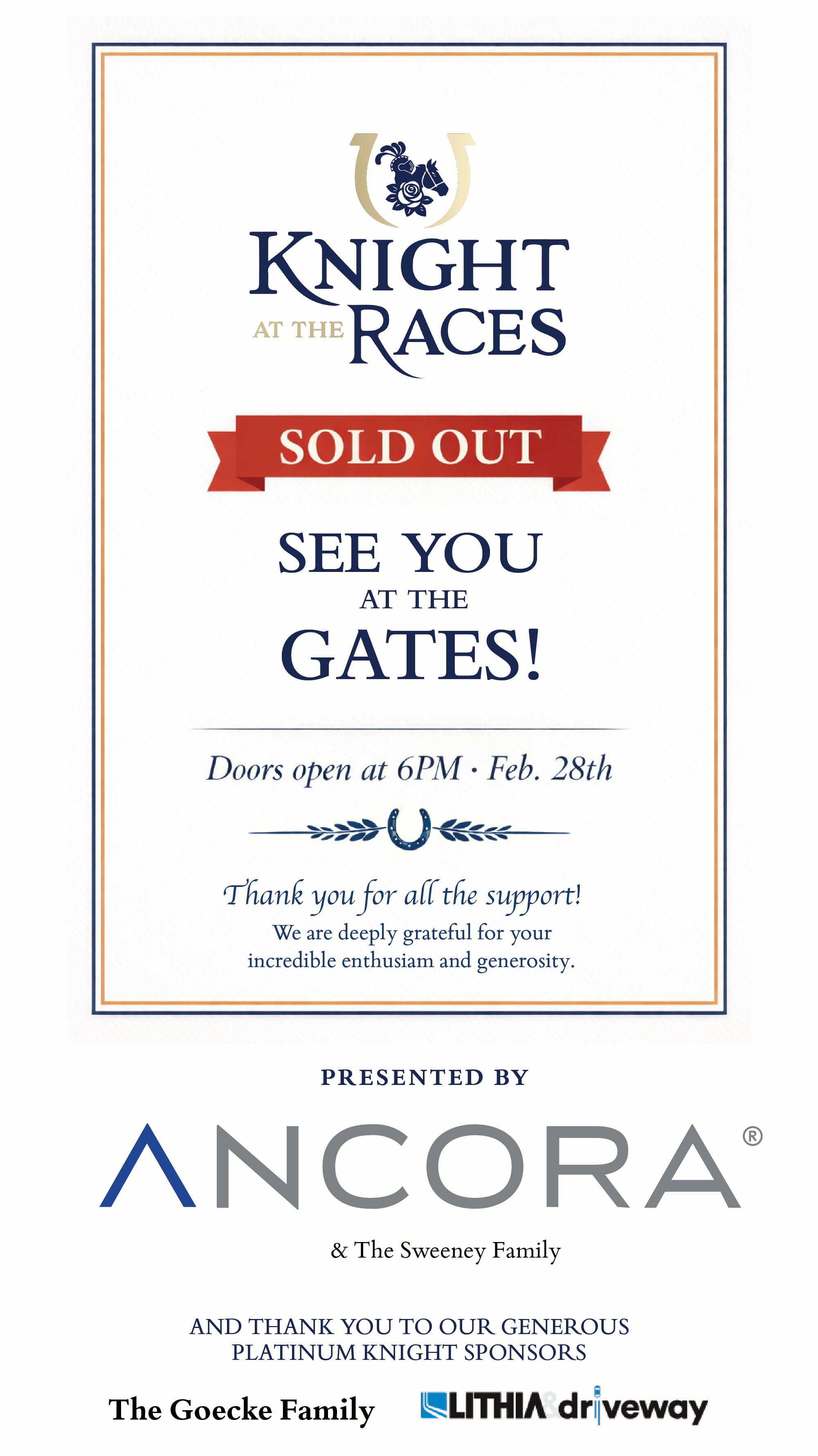 Campaign cover image for 🐎 Knight At The Races