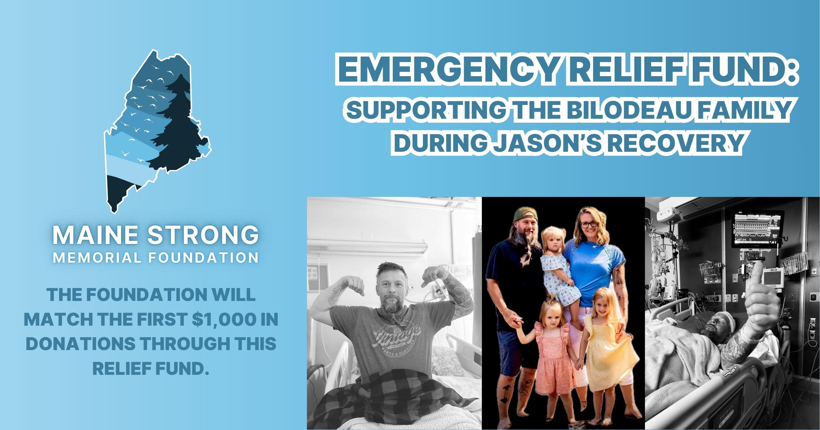 Campaign cover image for Emergency Relief Fund: Supporting the Bilodeau Family During Jason’s Recovery
