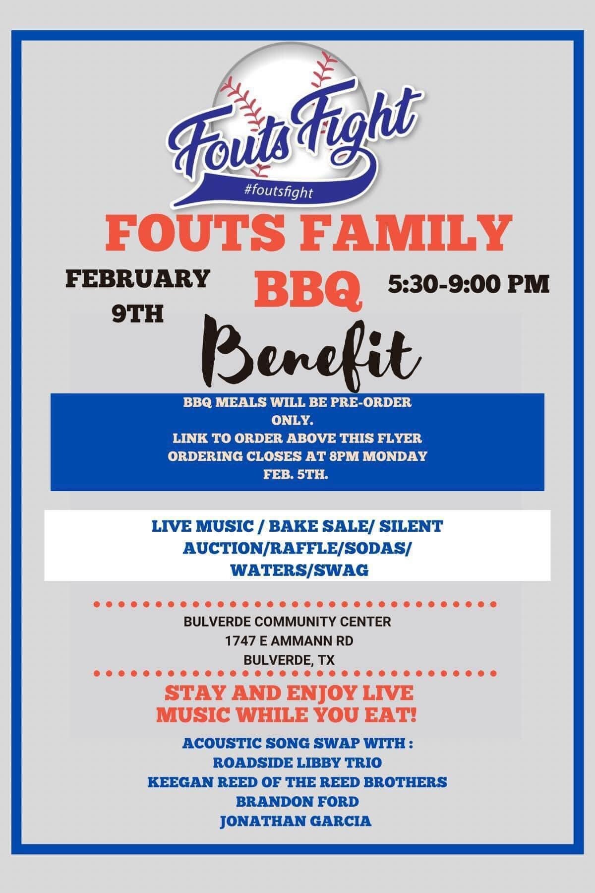 Campaign cover image for FOUTS FAMILY BBQ BENEFIT