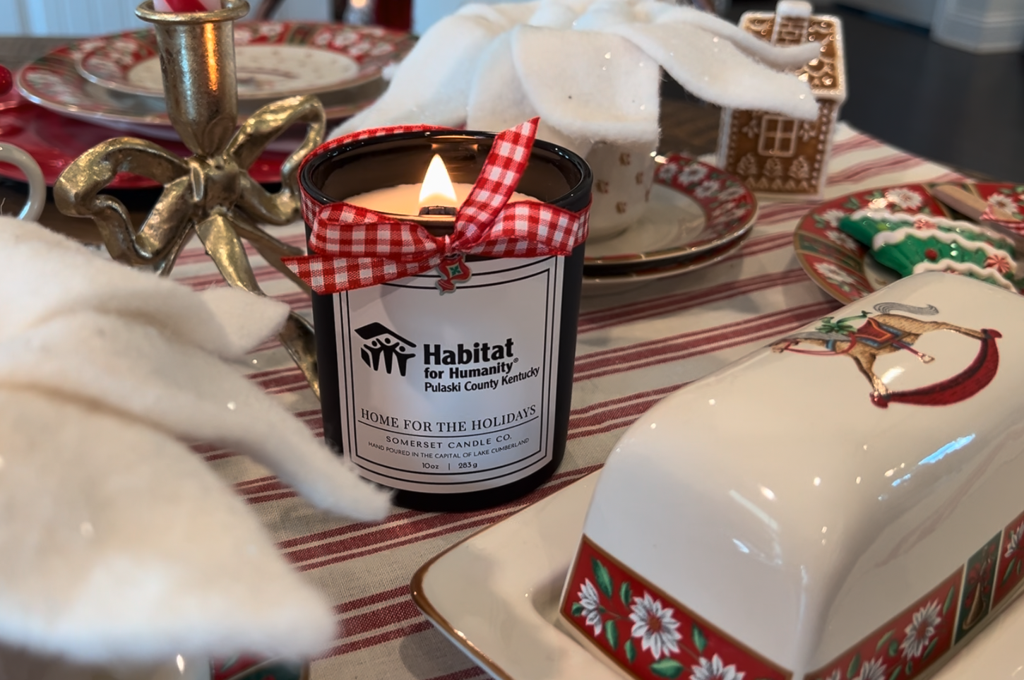 Campaign cover image for Home for the Holidays Home Candle