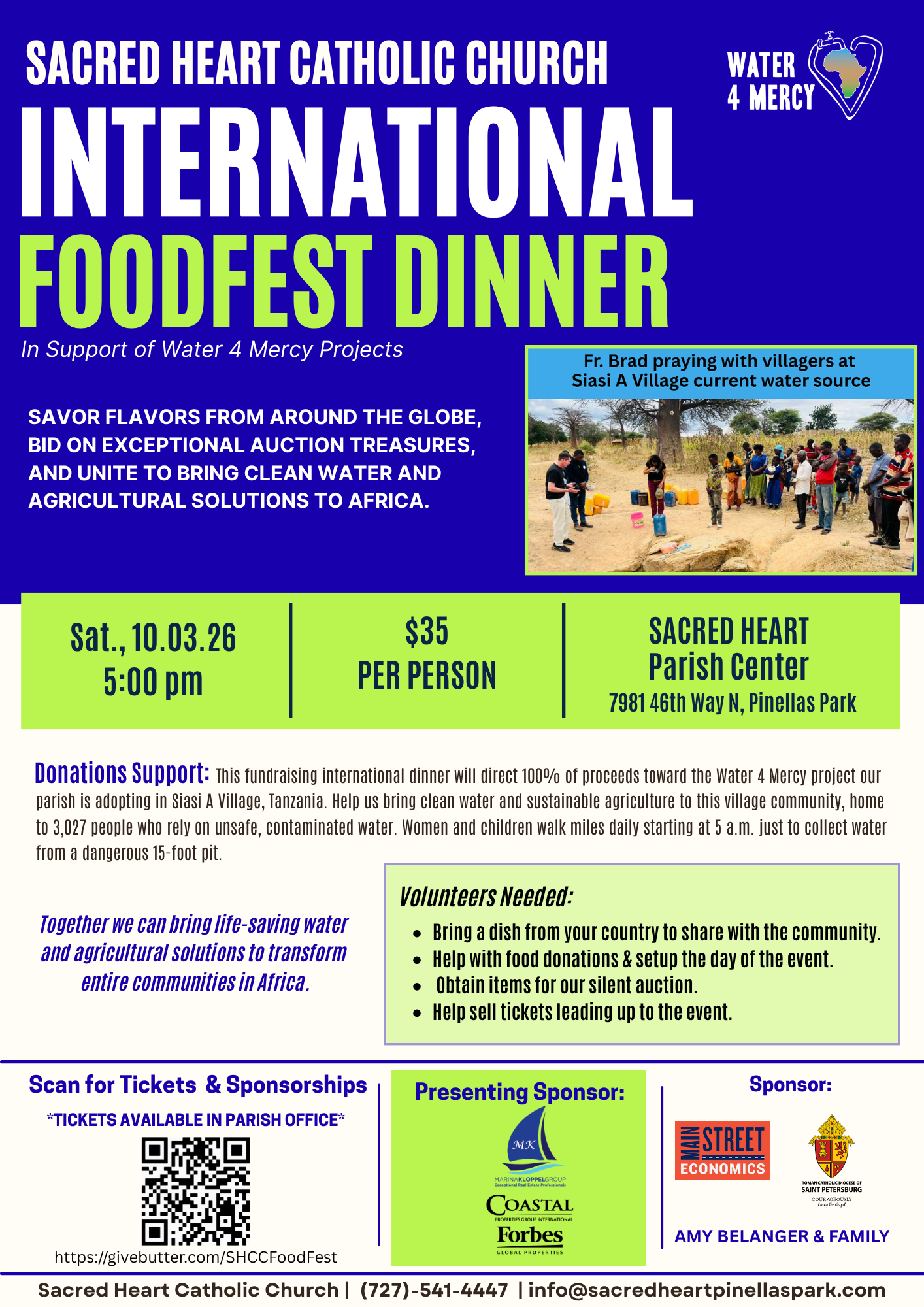 Campaign cover for Sacred Heart Catholic Church International Food Festival Dinner