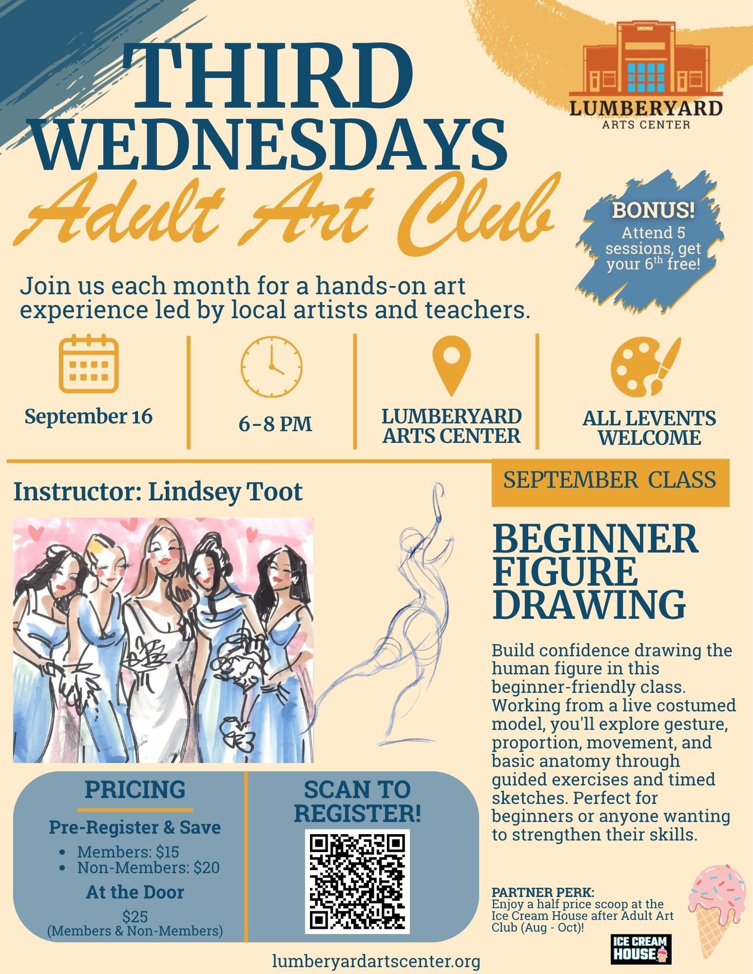 Campaign cover image for Third Wednesday Adult Monthly Art - SEPT 16