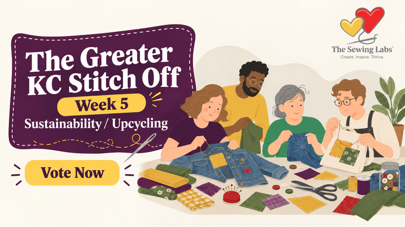 Campaign cover image for The Sewing Labs Presents The Greater KC Stitch Off