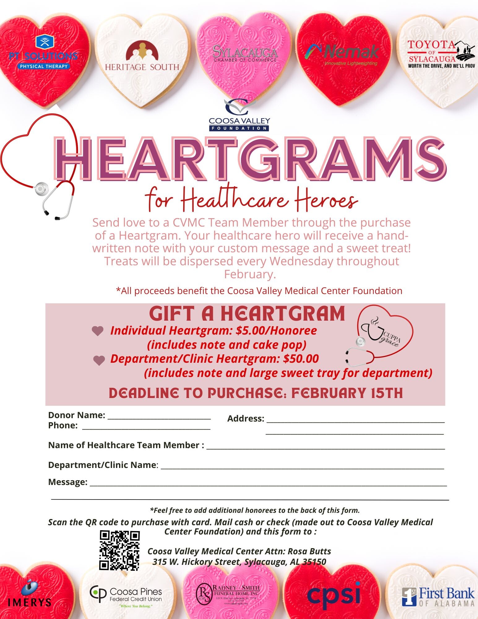 Campaign cover image for Heartgrams for Healthcare Heroes