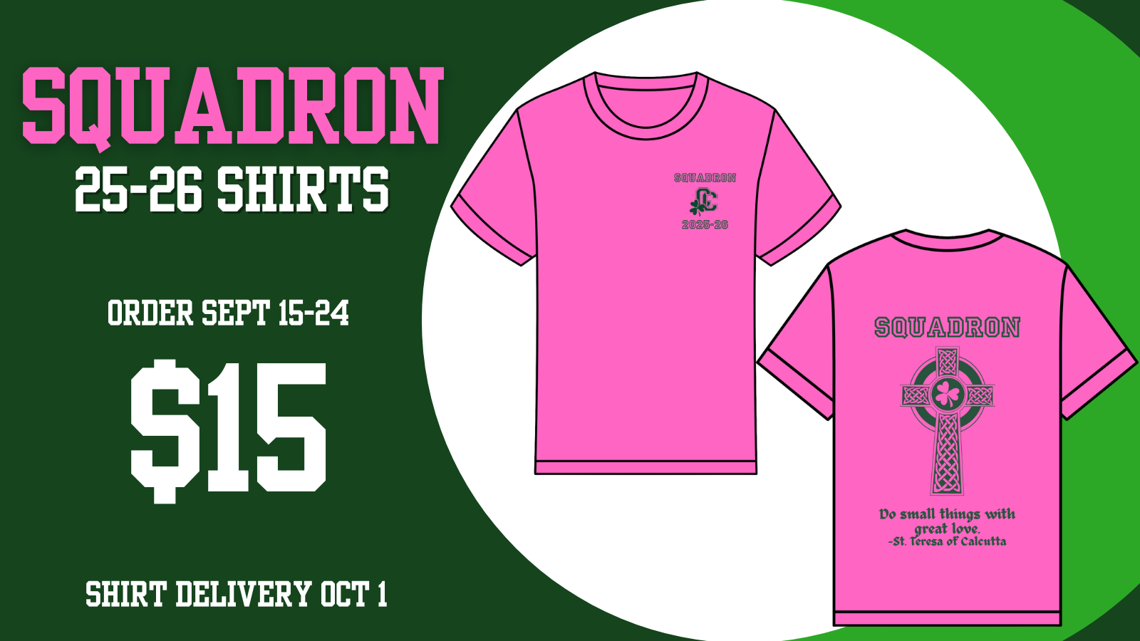 Campaign cover image for Squadron 25-26 Shirts