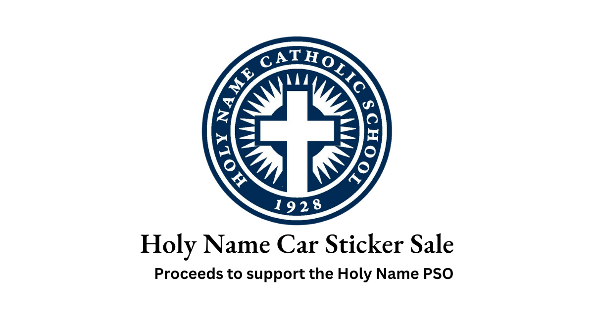 Campaign cover image for Holy Name Car Sticker Sale (PSO)
