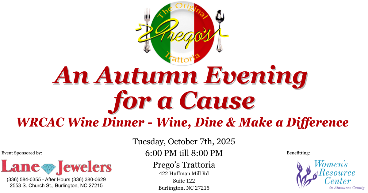 Campaign cover image for October 2025 Wine Dinner / Fundraiser Hosted by Prego's Trattoria