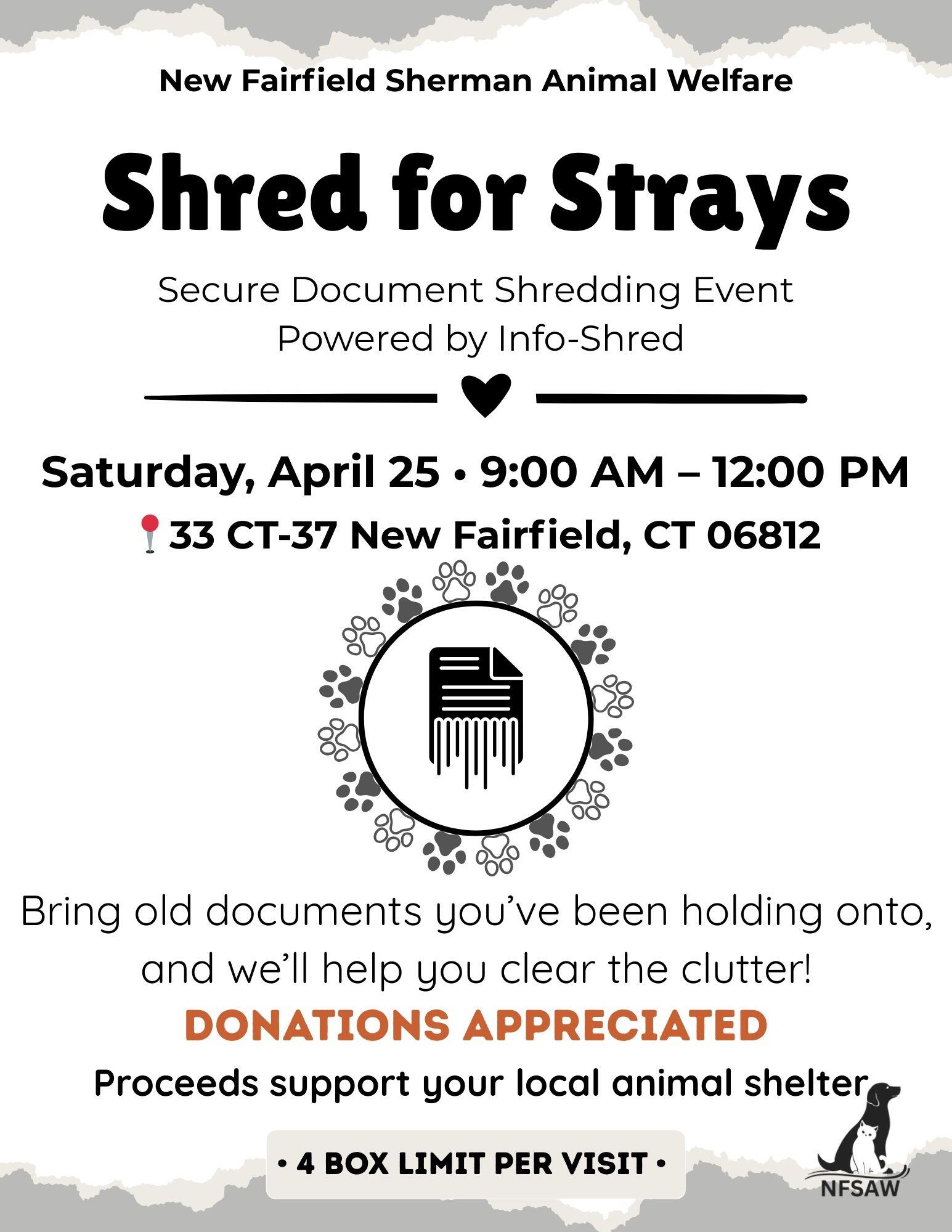 Campaign cover for 2026 Shred For Strays