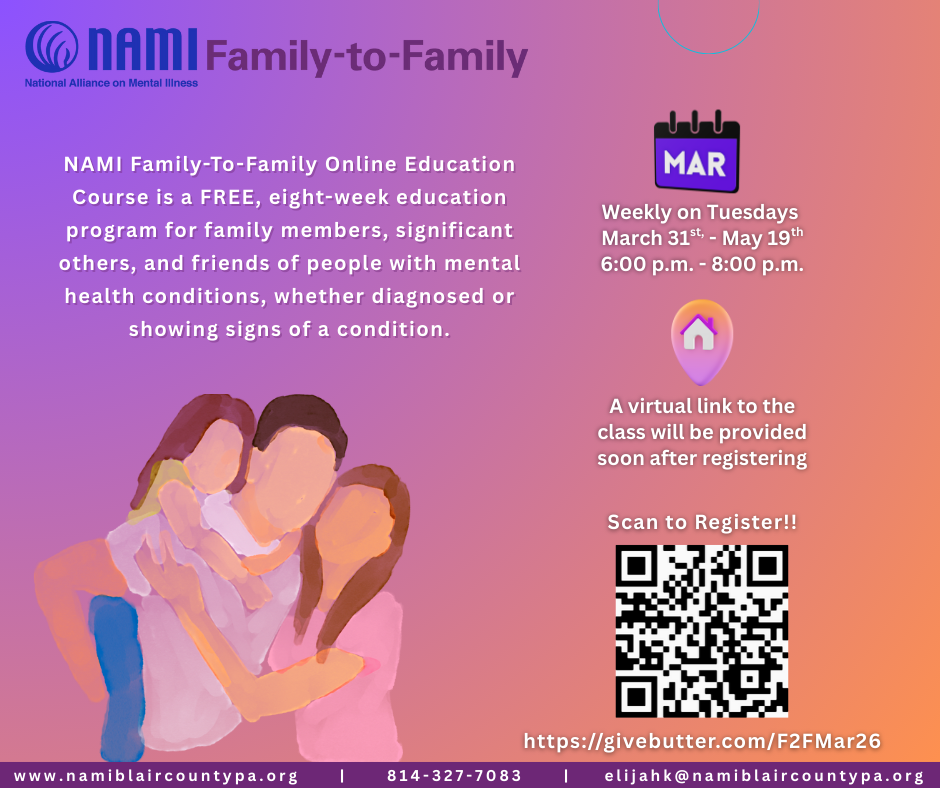 Campaign cover image for NAMI Family-to-Family Online Education Course