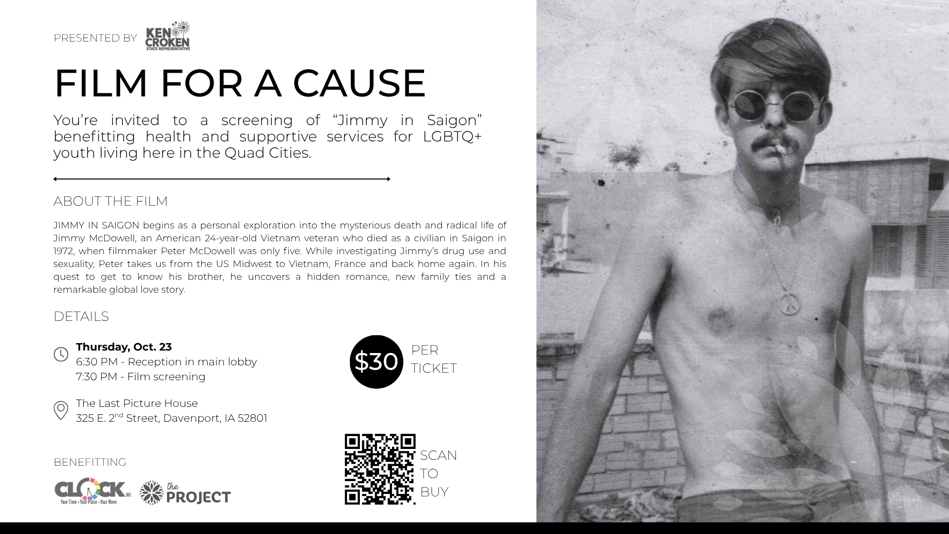 Campaign cover image for Film for a Cause: Jimmy in Saigon