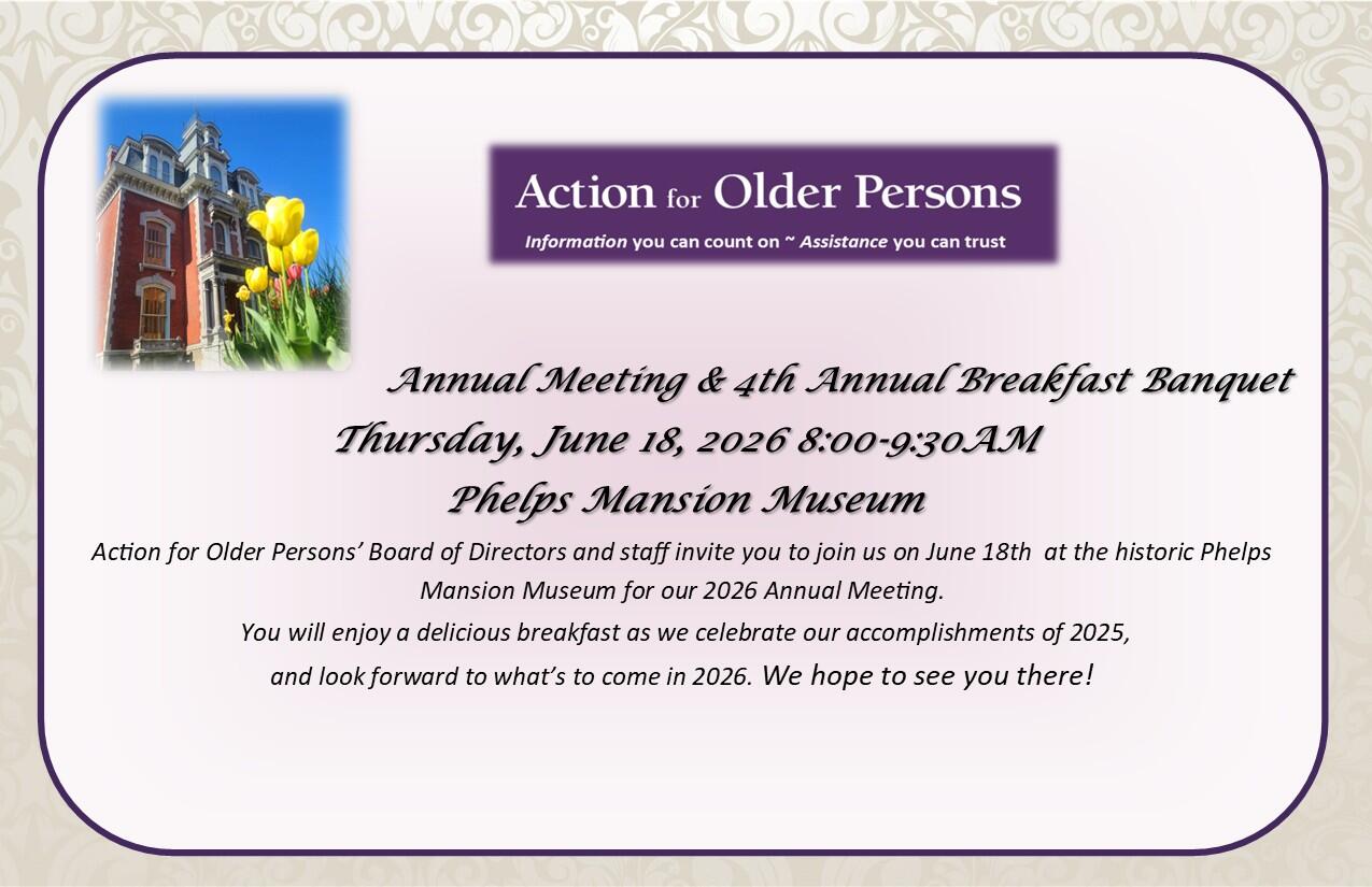 Campaign cover image for Action for Older Persons Annual Meeting and 4th Annual Breakfast Banquet
