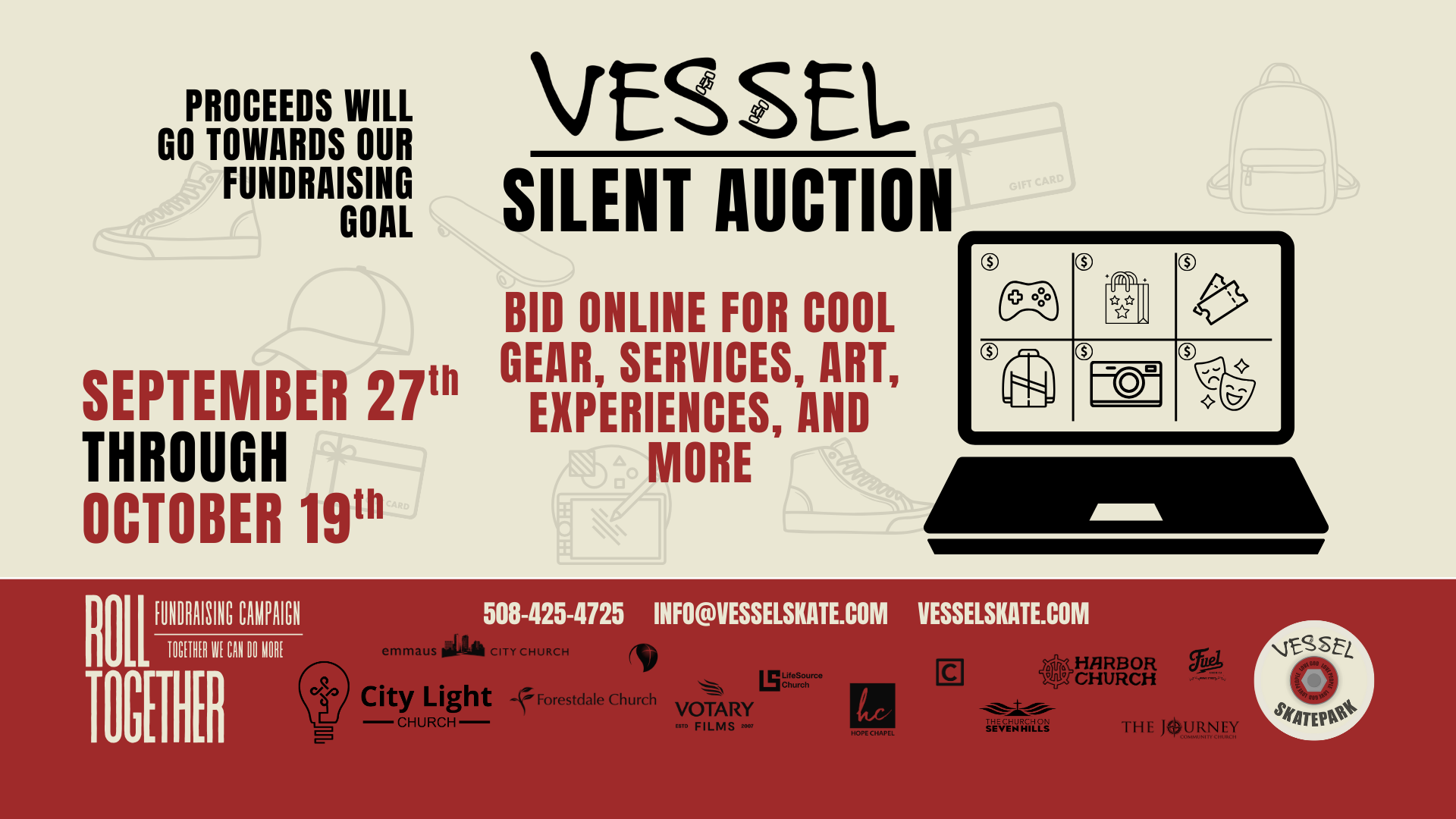 Campaign cover image for Roll Together Campaign Auction