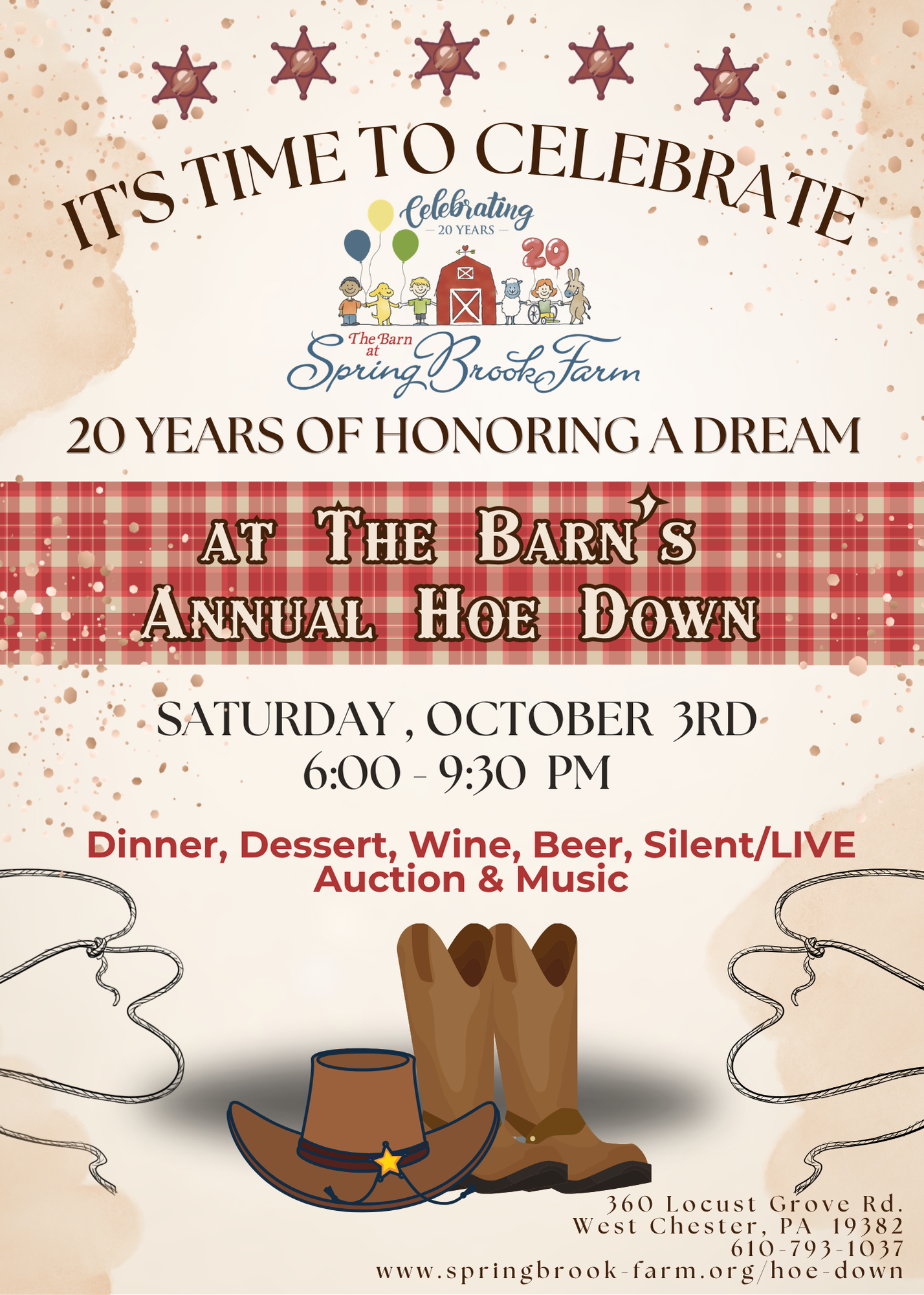 Campaign cover image for 2026 Hoe Down Fundraising Event