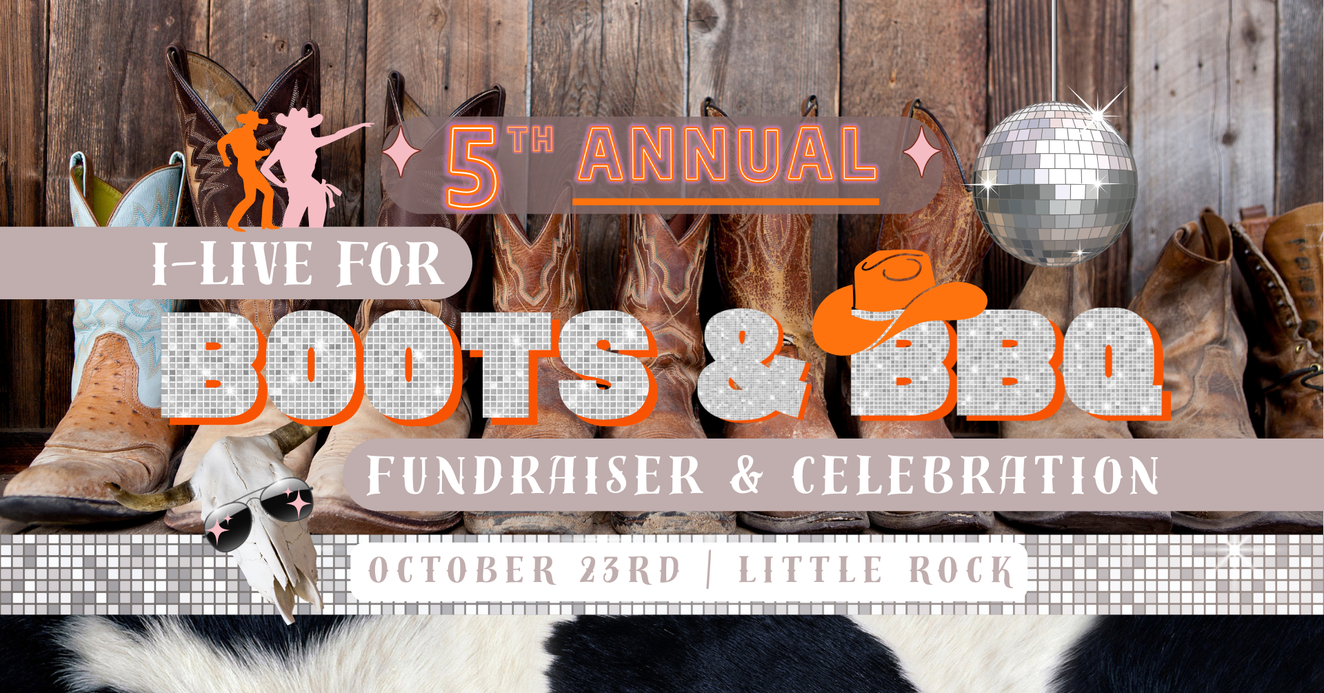 Campaign cover image for 5th Annual i-LIVE for Boots & BBQ Fundraiser & Celebration