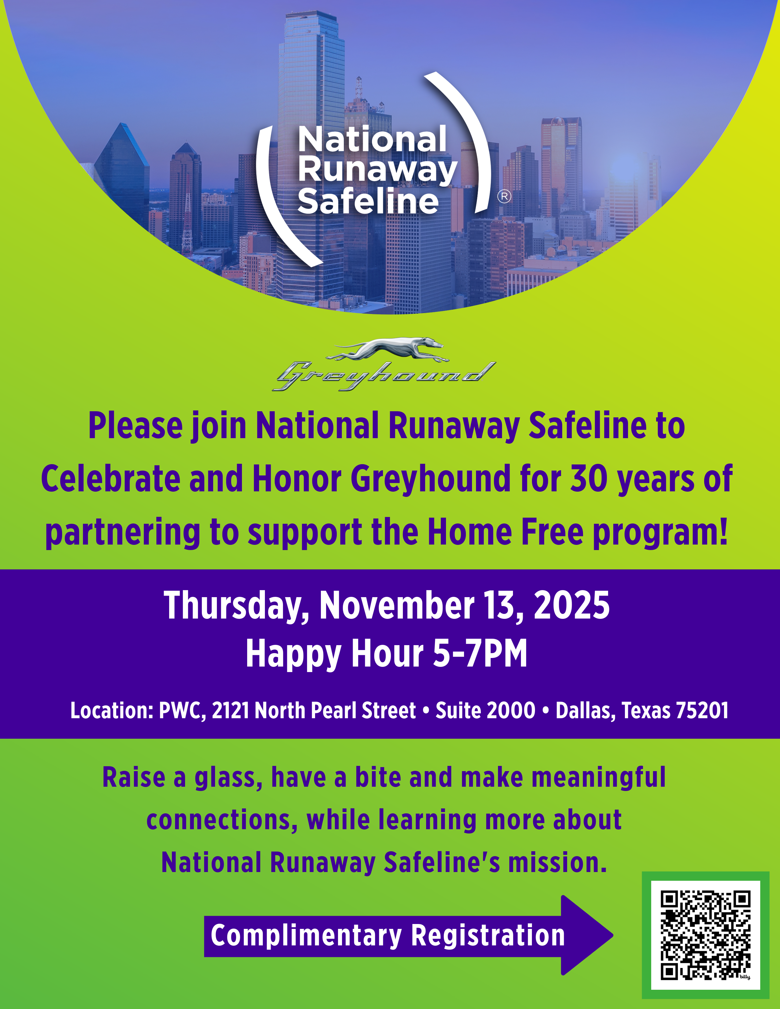 Campaign cover image for National Runaway Safeline Community Event