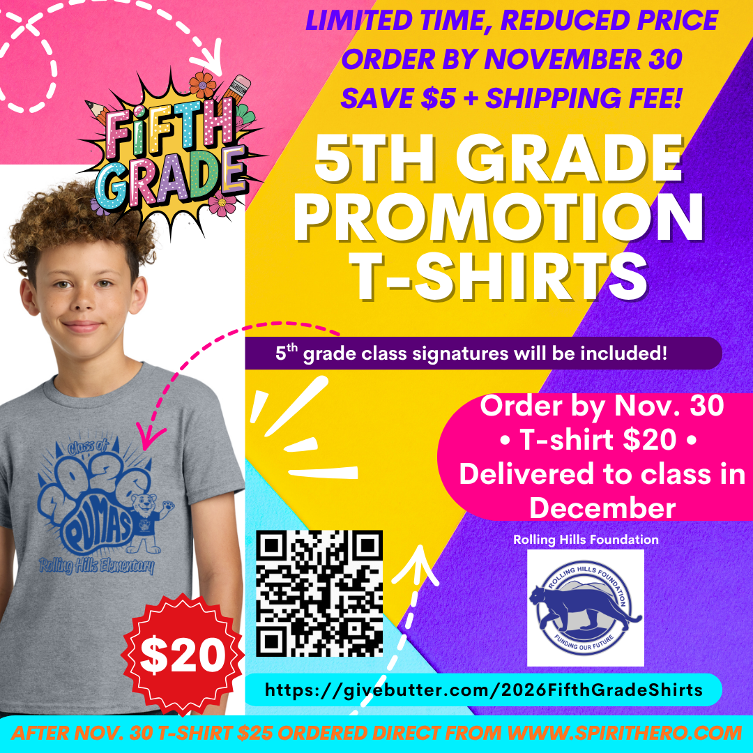 Campaign cover image for 2025-26 5th Grade Shirts