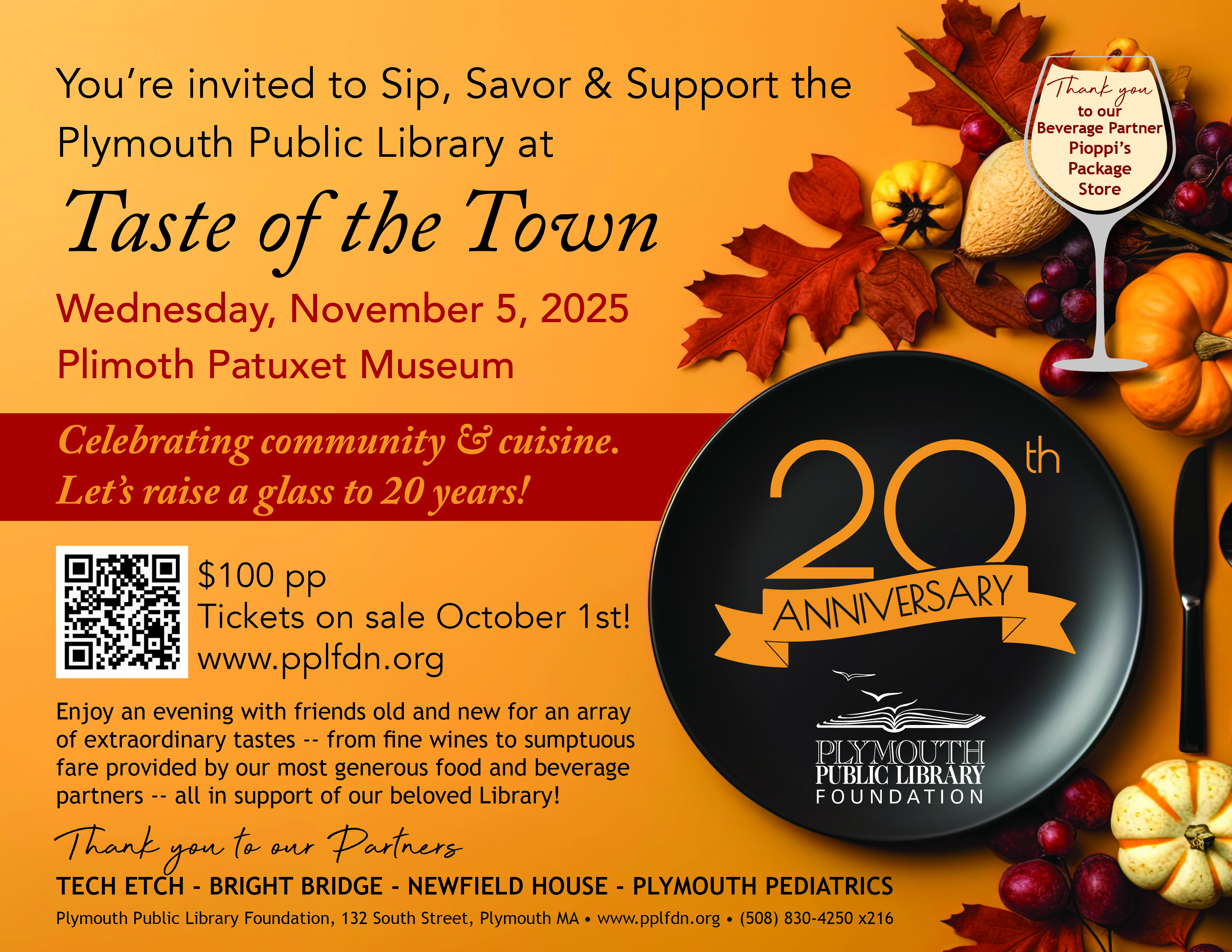 Campaign cover image for Taste of the Town 20th Anniversary