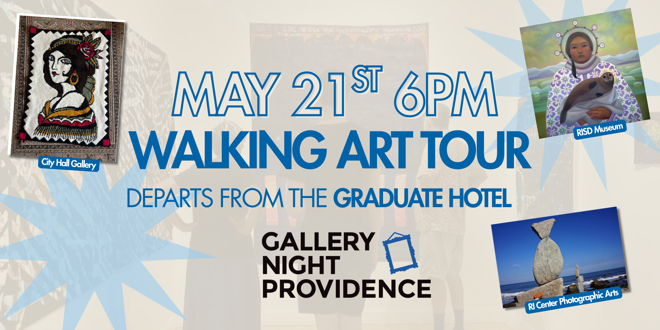 Campaign cover image for Gallery Night 2026 - May 21st  6pm Walking Tour