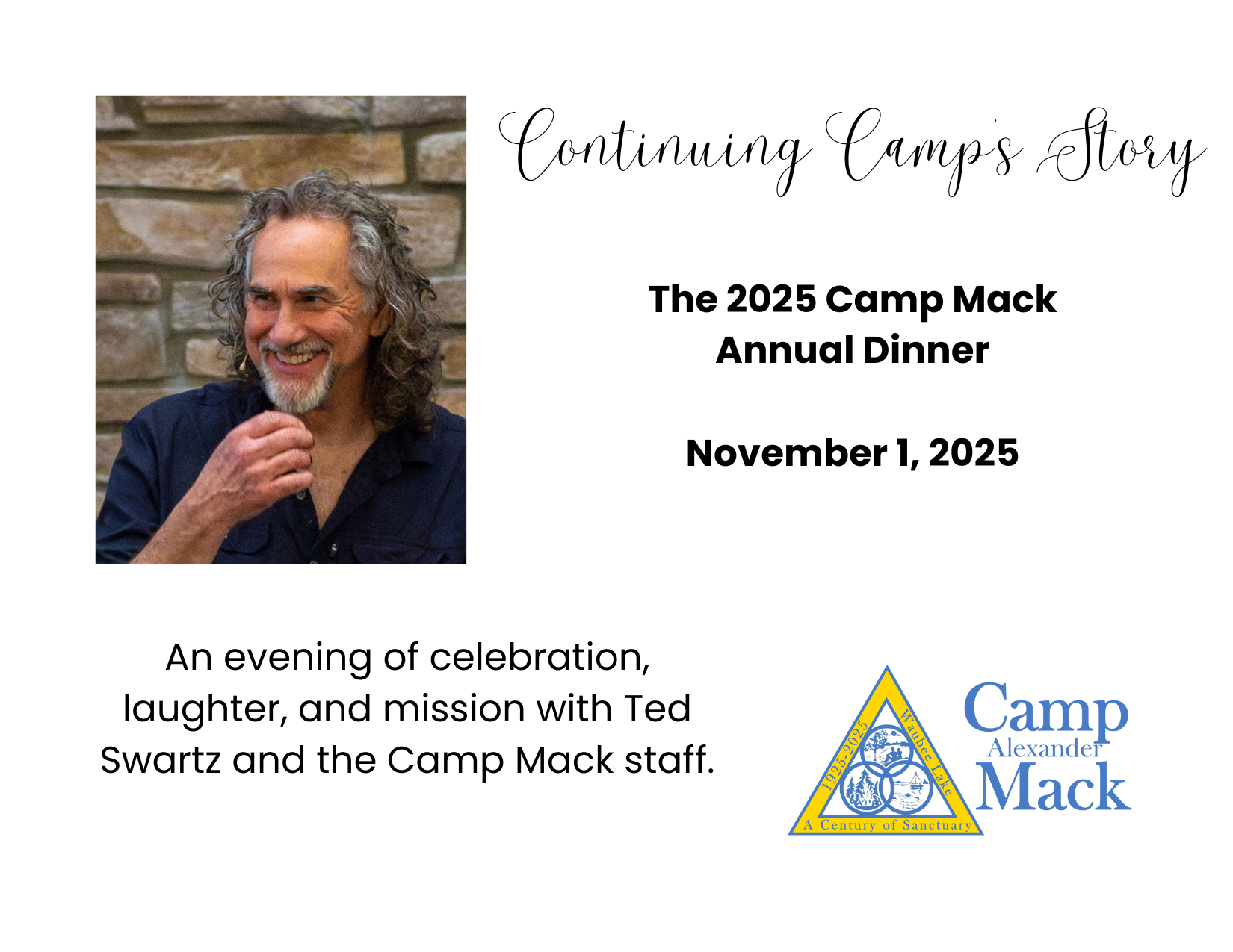 Campaign cover image for Camp Mack Annual Dinner