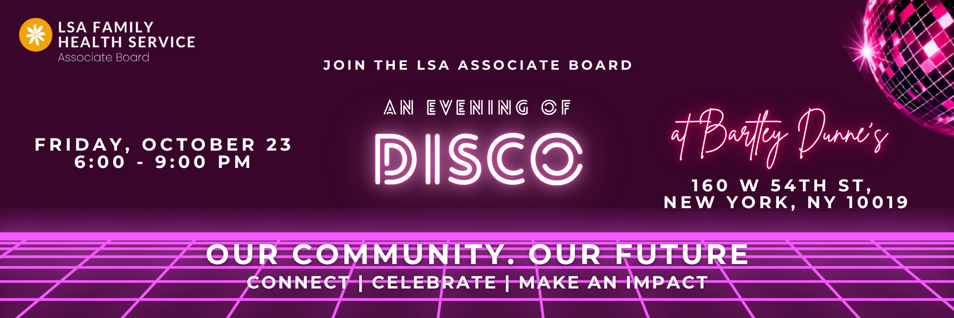 Campaign cover image for Associate Board Evening of Disco 2026