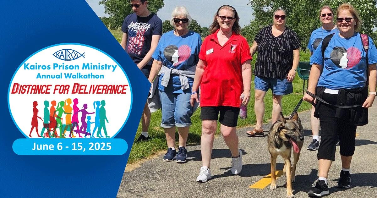 Campaign cover image for 2025 Kairos Menard Distance for Deliverance Walk