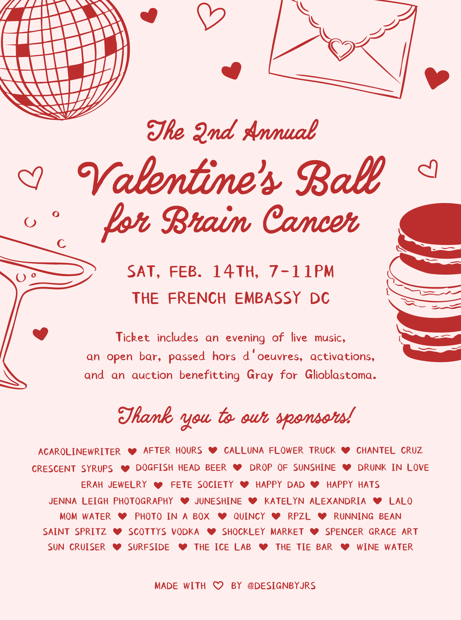 Campaign cover image for 2nd Annual Valentine's Ball for Brain Cancer
