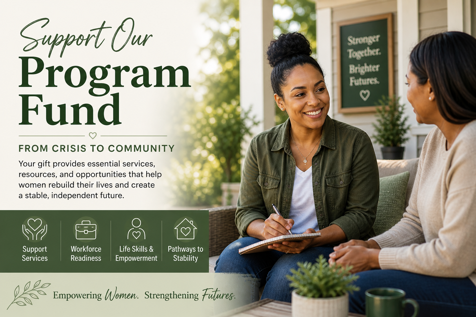 Campaign cover for Support Our Program Fund: From Crisis To Community