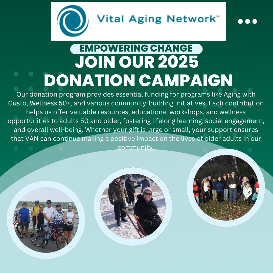 Campaign cover image for 2025 Vital Aging Network Donation