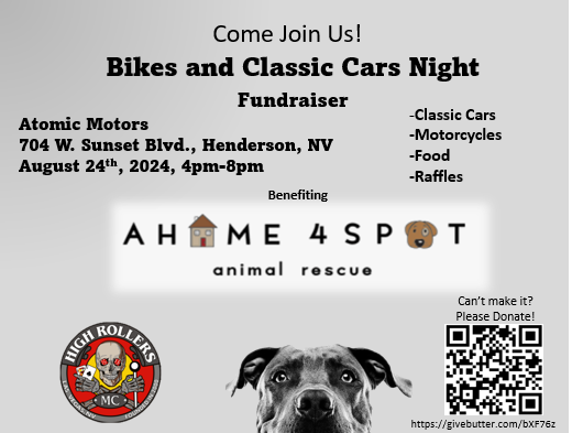 Campaign cover image for High Rollers MC Bikes and Classic Cars Fundraiser