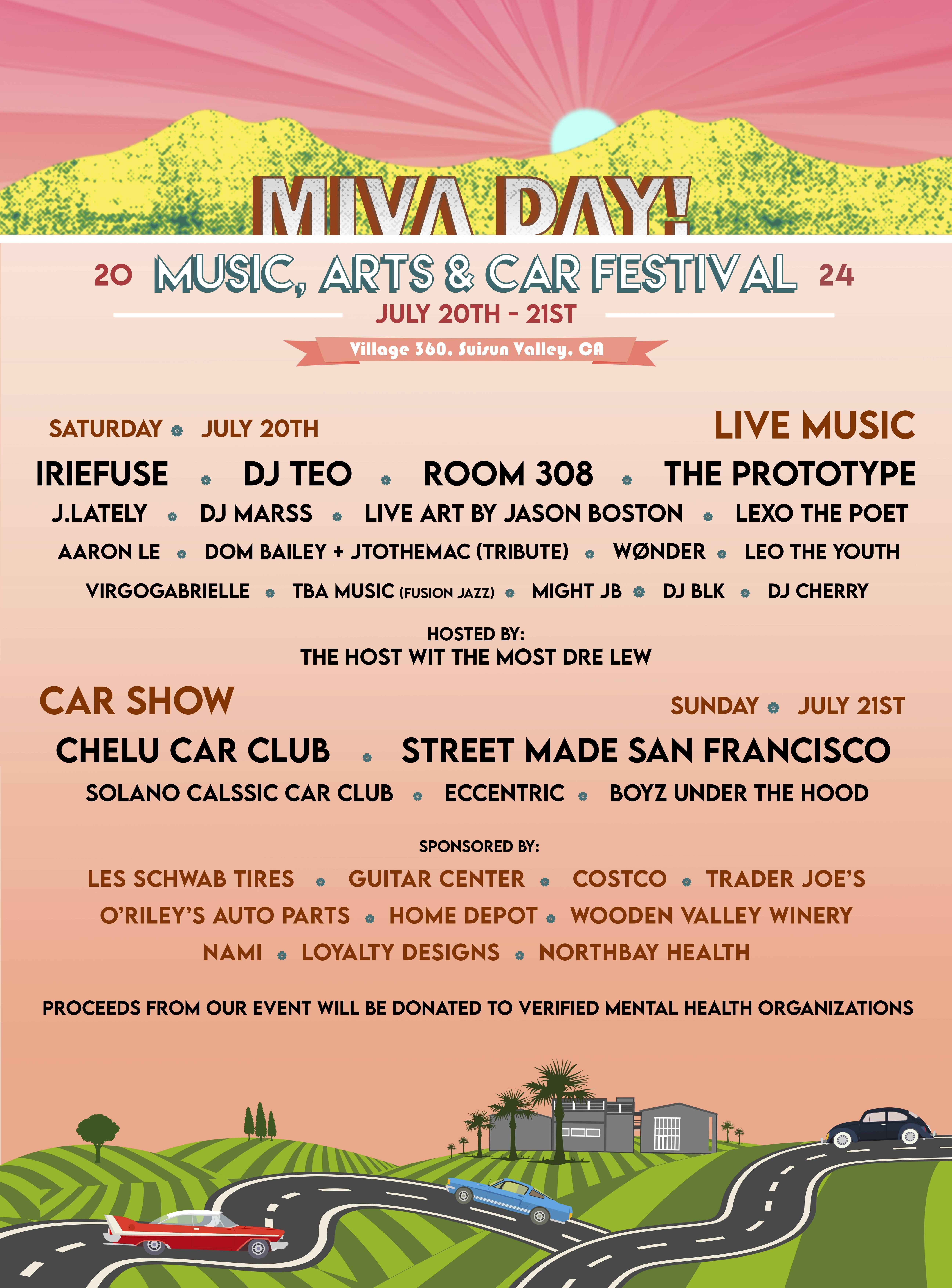 Campaign cover image for [POSTPONED] Miva Day! Music, Arts & Car Show Festival