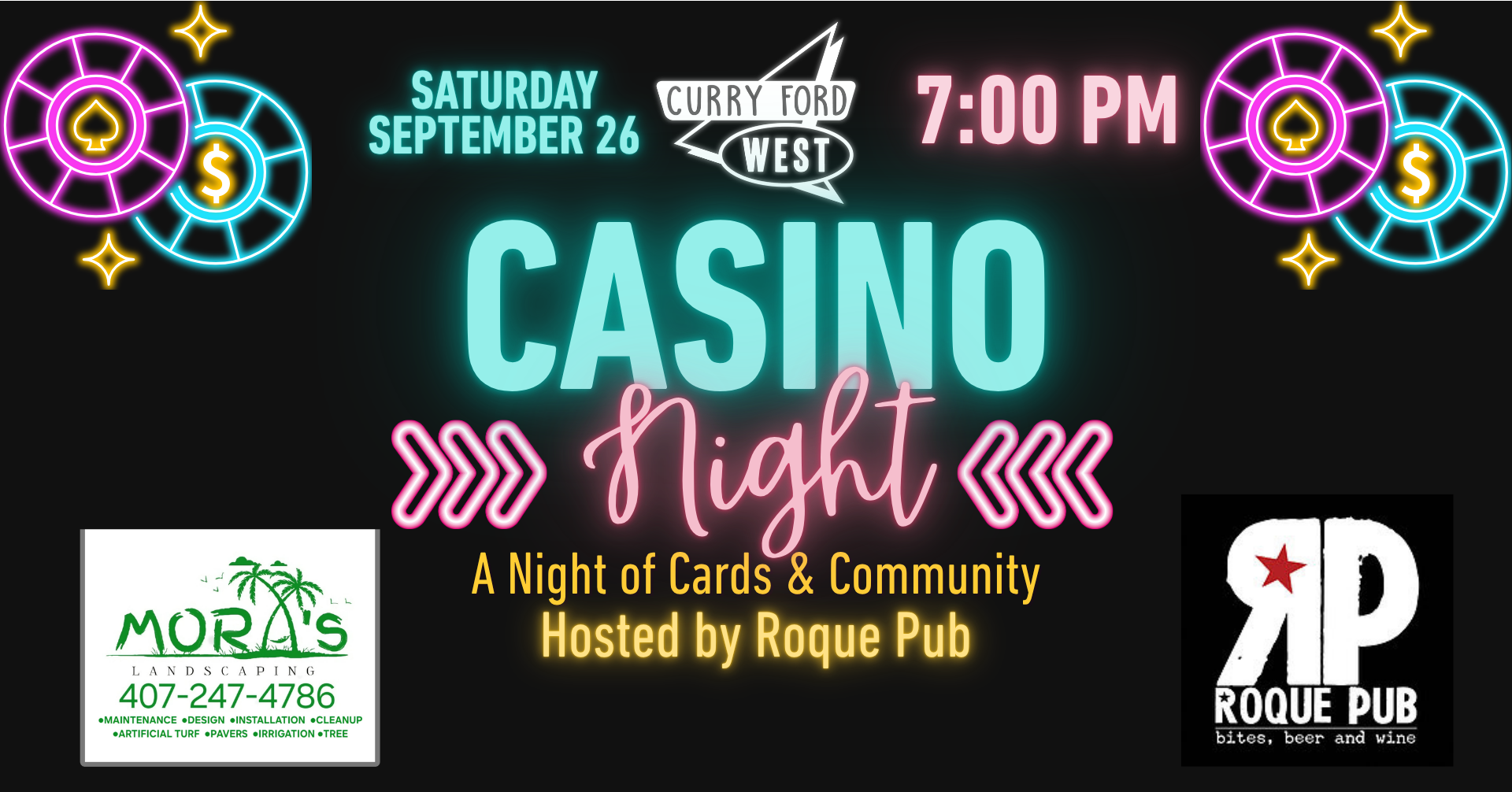 Campaign cover image for Curry Ford West Casino Night 2026