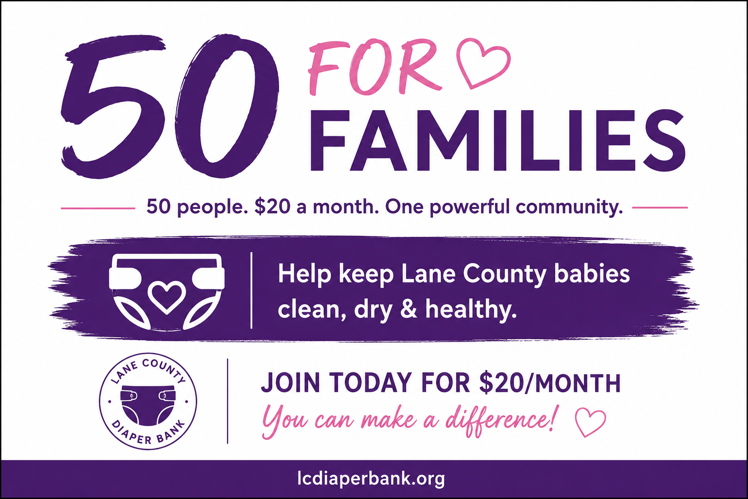 Campaign cover for 50 for Families