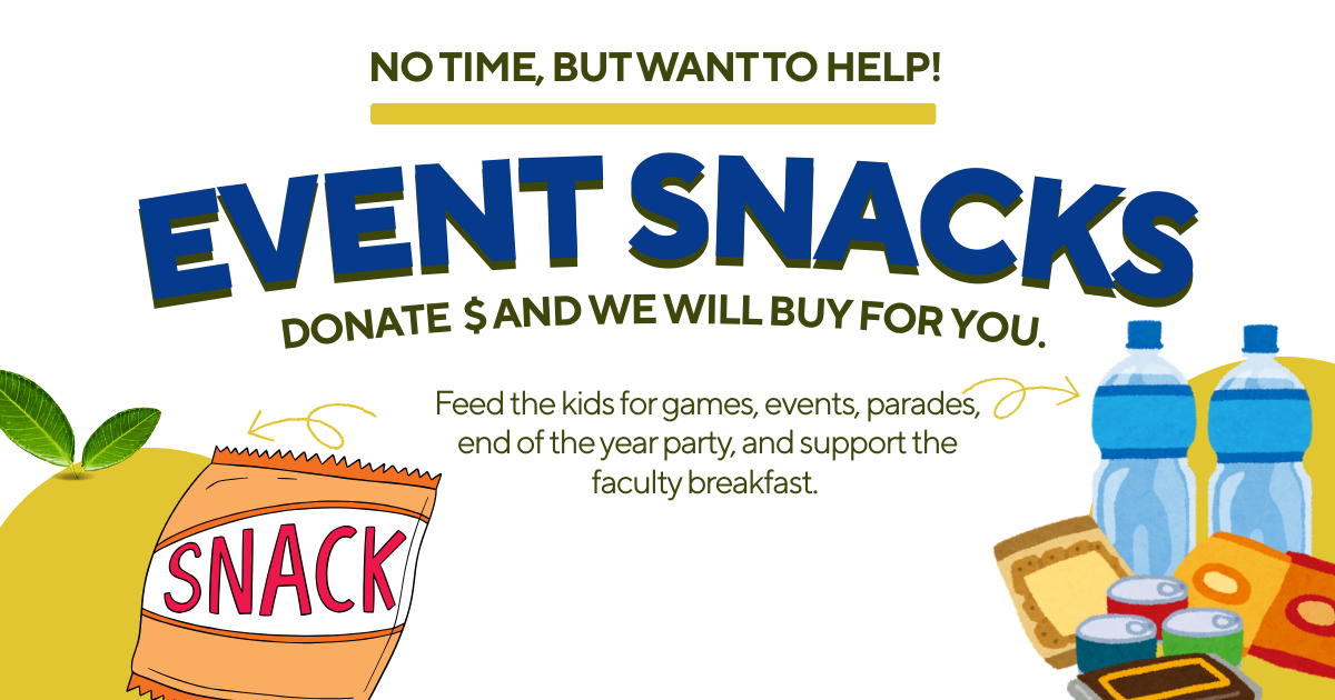 Campaign cover image for Donations to Buy Food for Events 2025/26