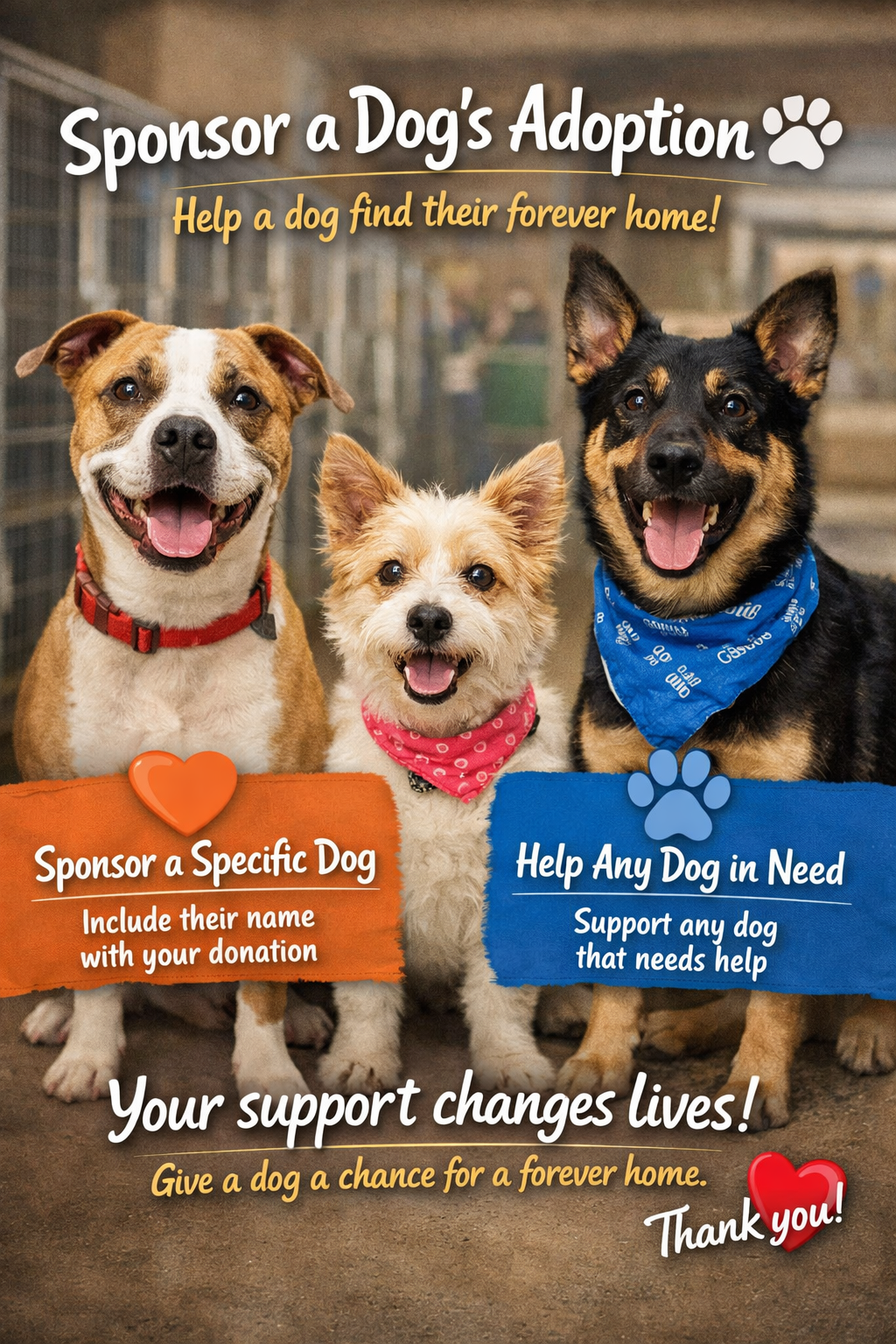 Campaign cover image for Support a Dog Adoption